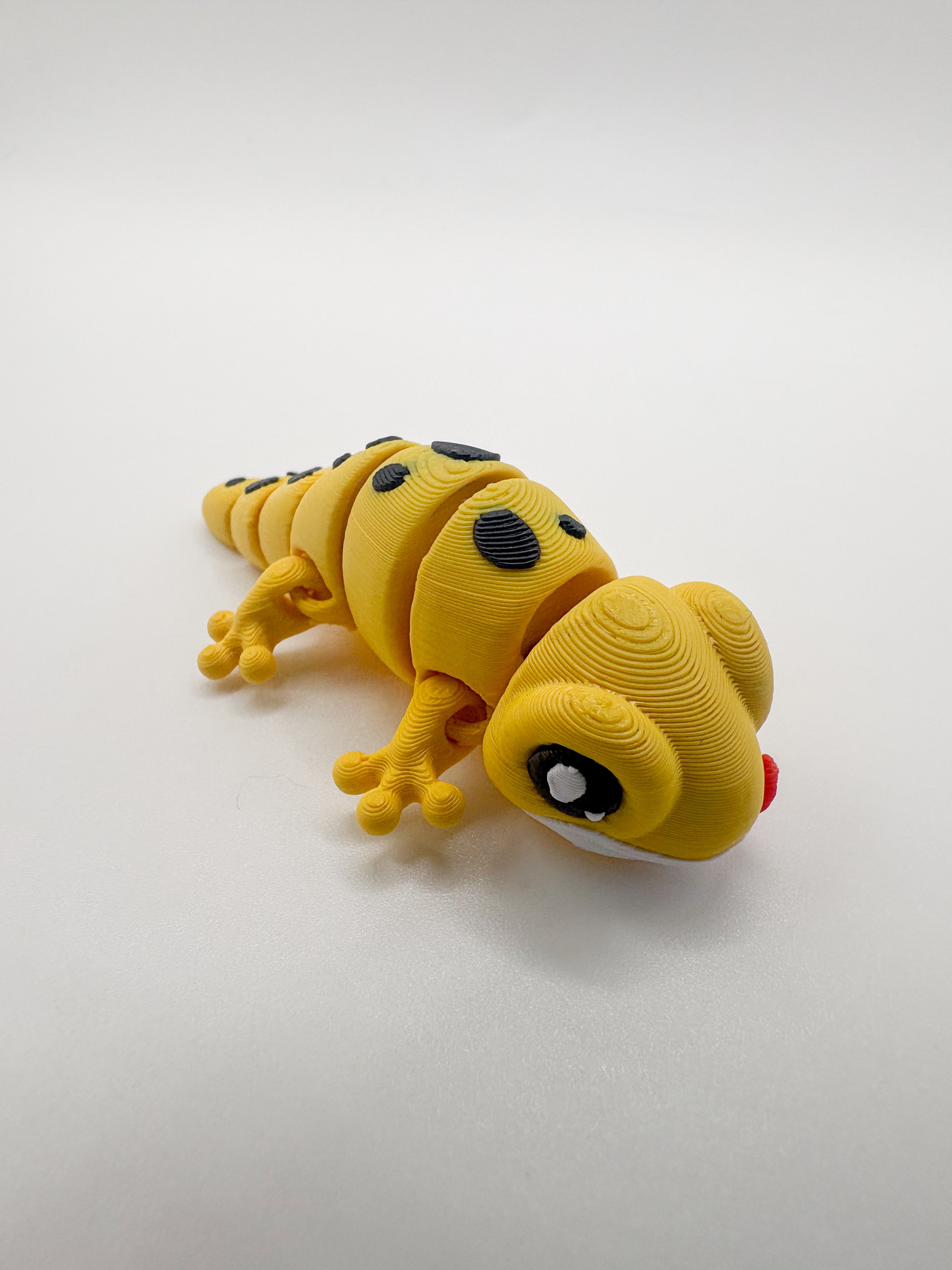 George the Leopard Gecko Articulated Bookmark Topper