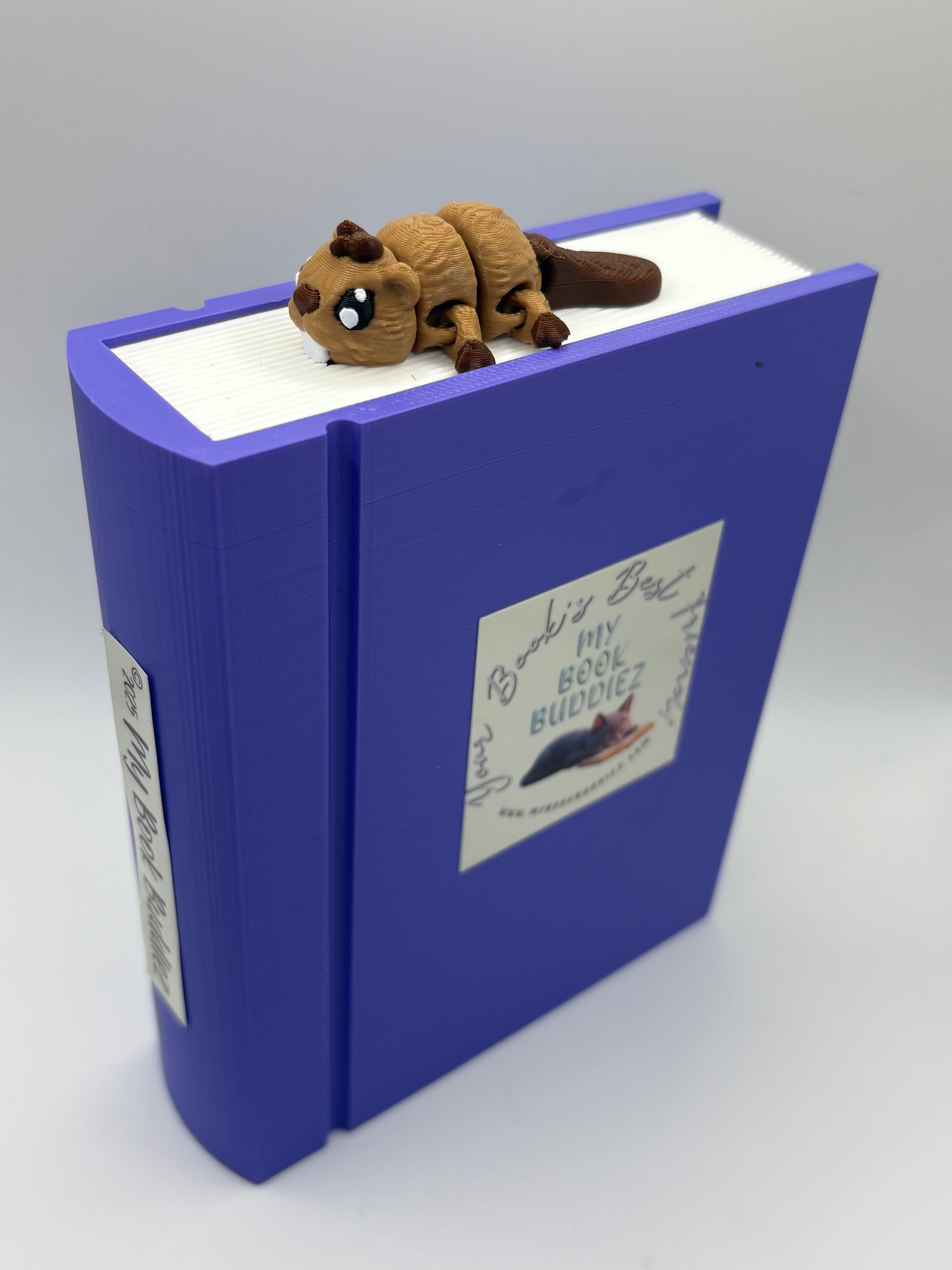 Buck the Beaver Complete Articulated Bookmark