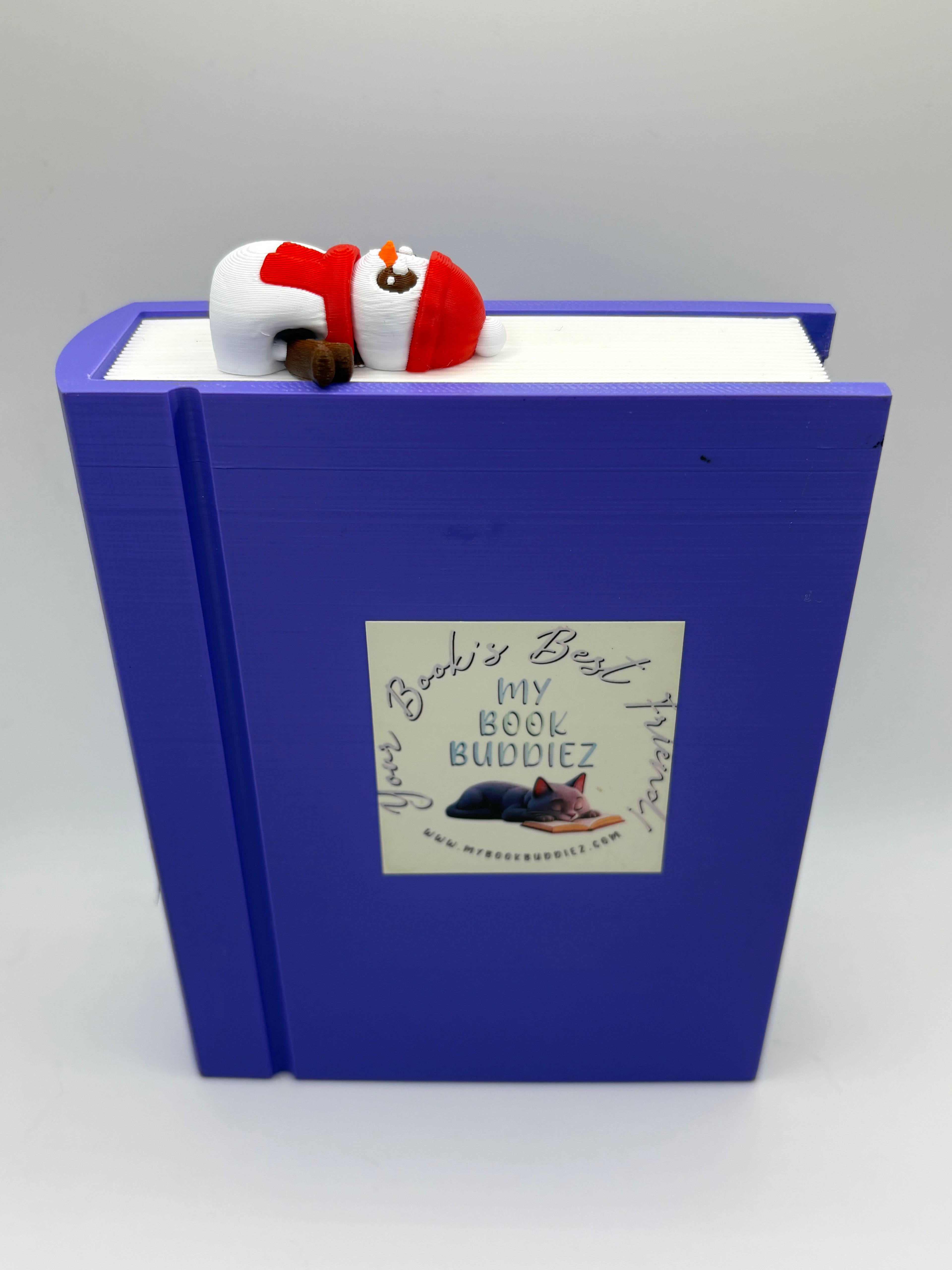 Simon the Snowman Complete Articulated Bookmark