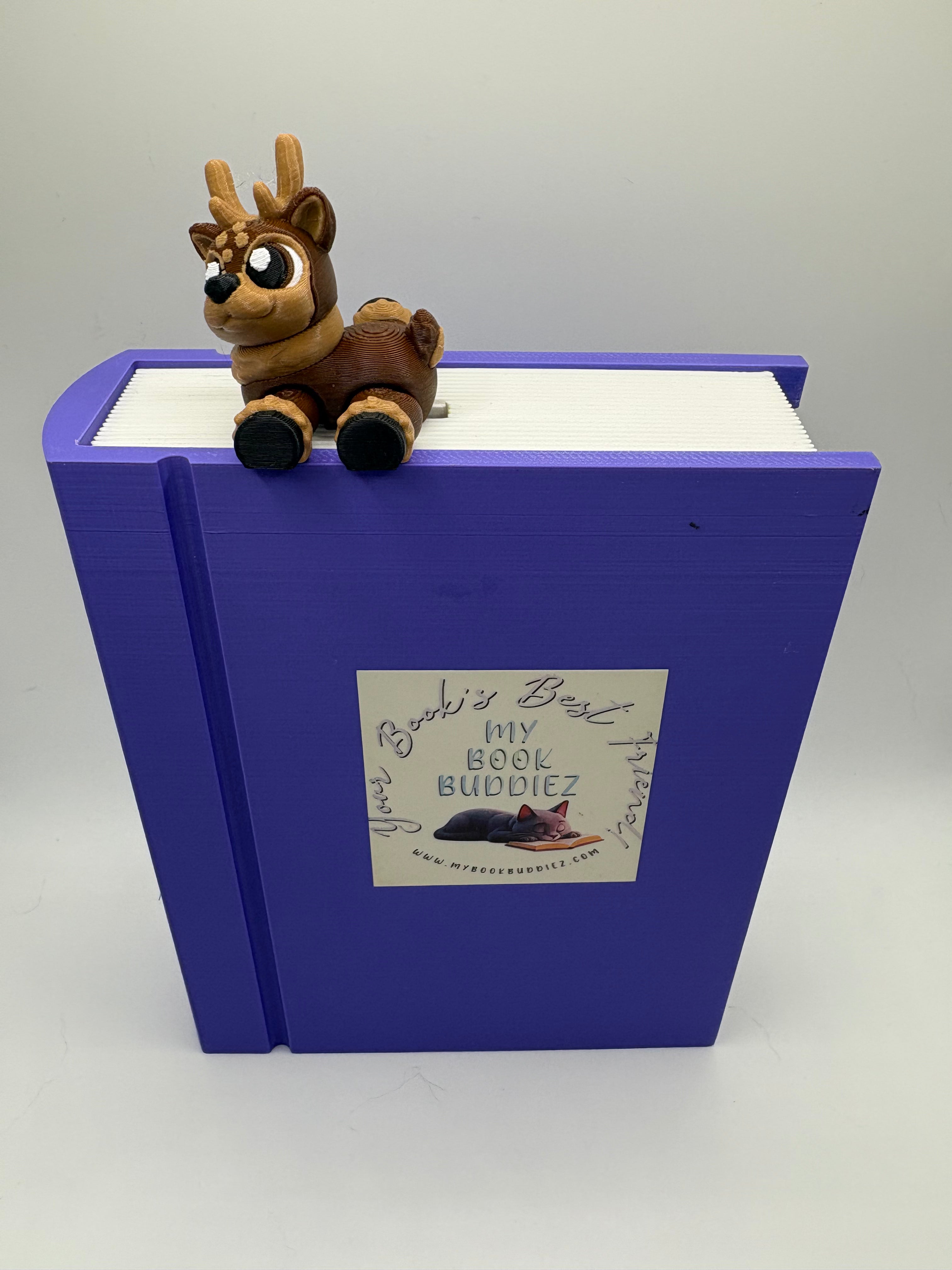 Ralph the Reindeer Articulated Bookmark Topper