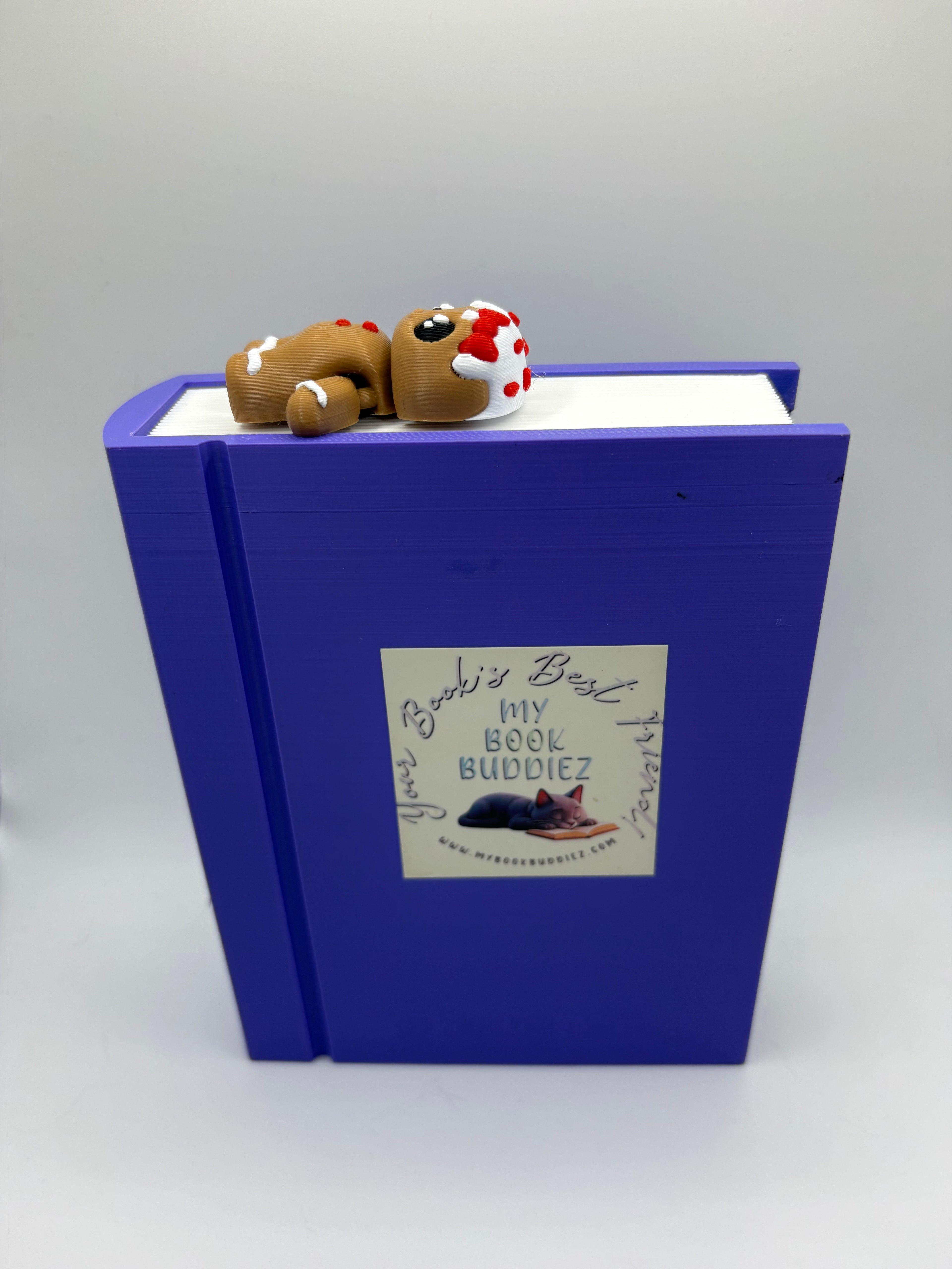 Ginger the Gingerbread Woman Articulated Bookmark Topper