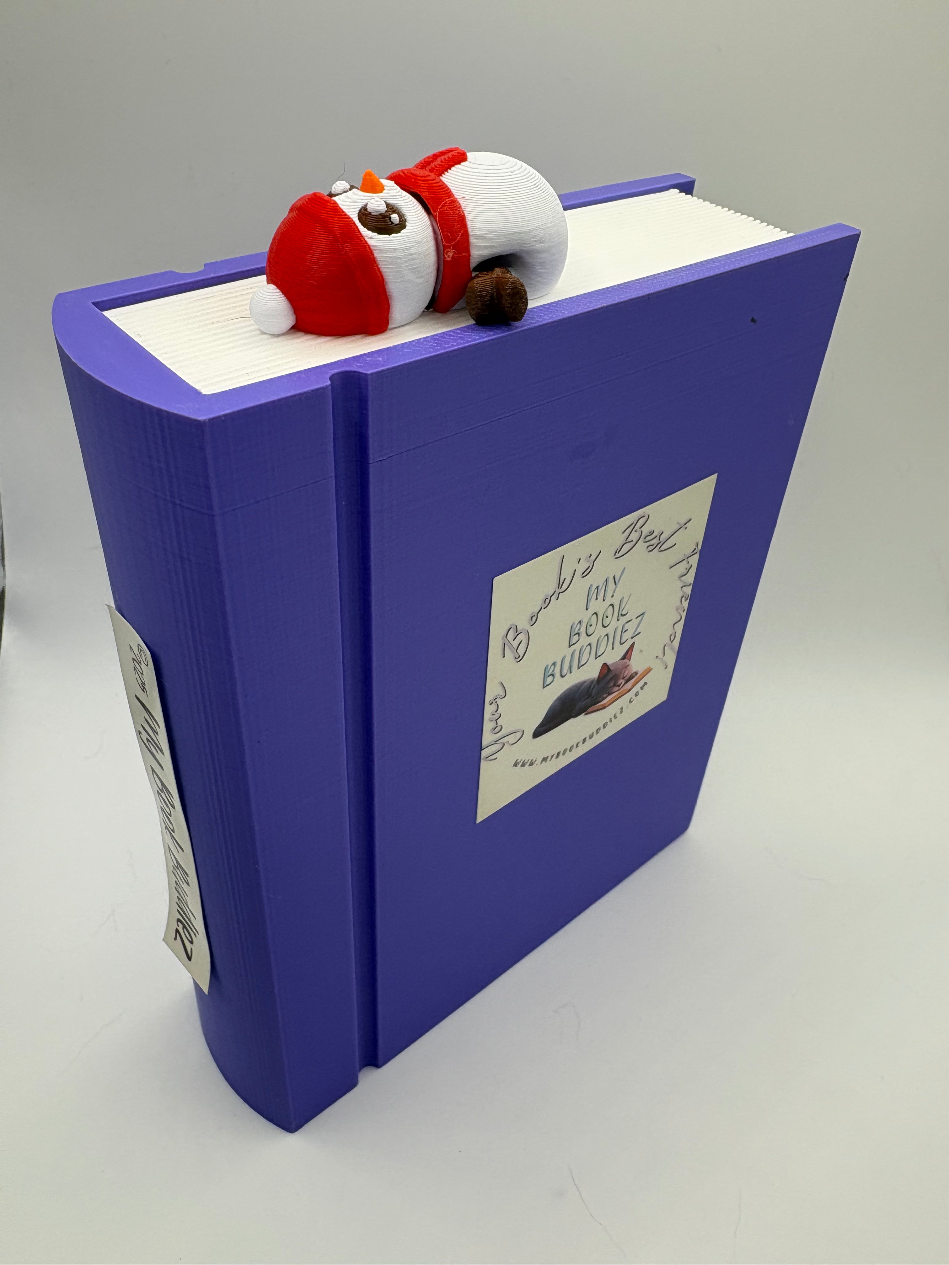 Simon the Snowman Complete Articulated Bookmark
