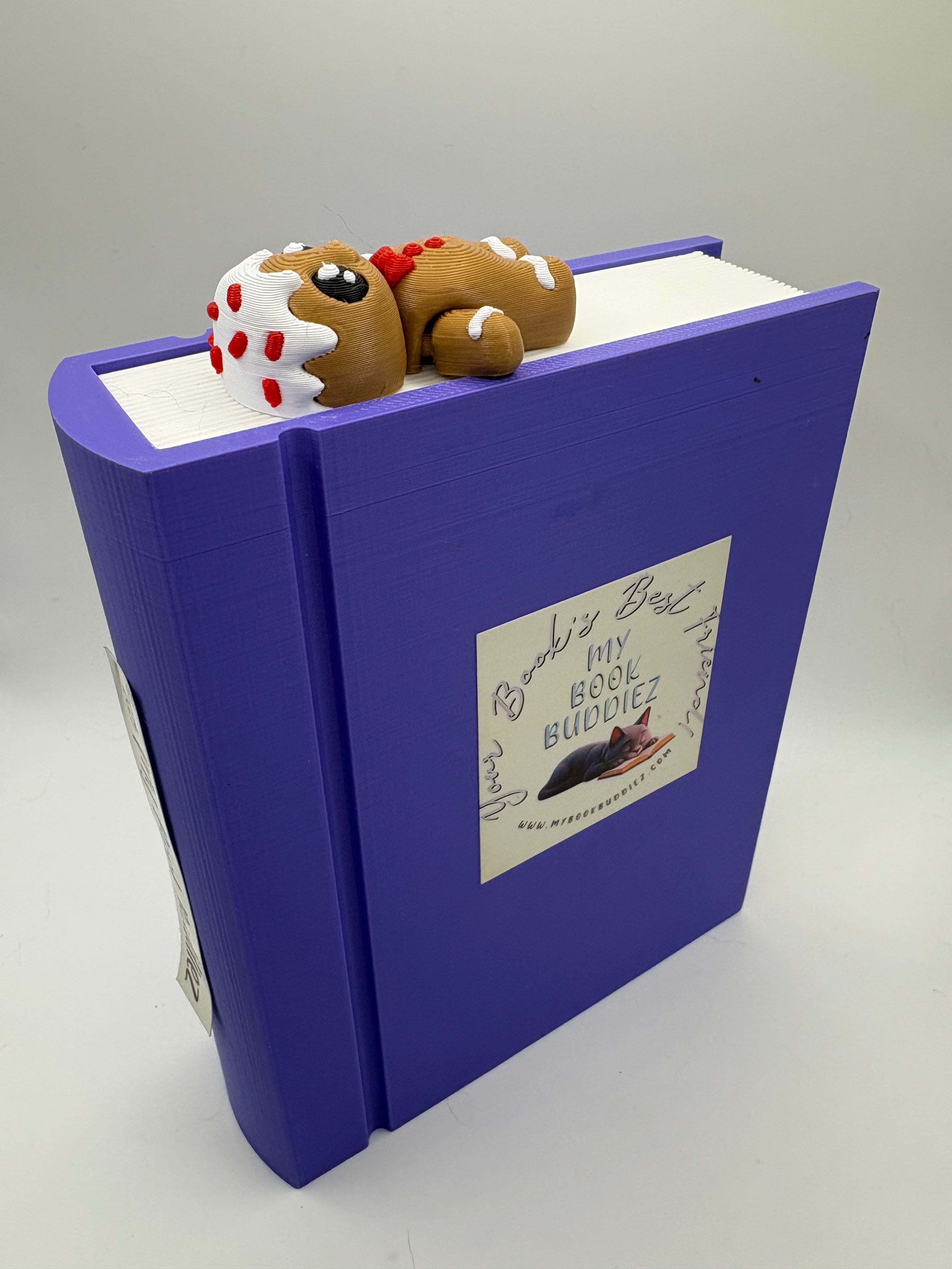 Graham the Gingerbread Man Articulated Bookmark Topper