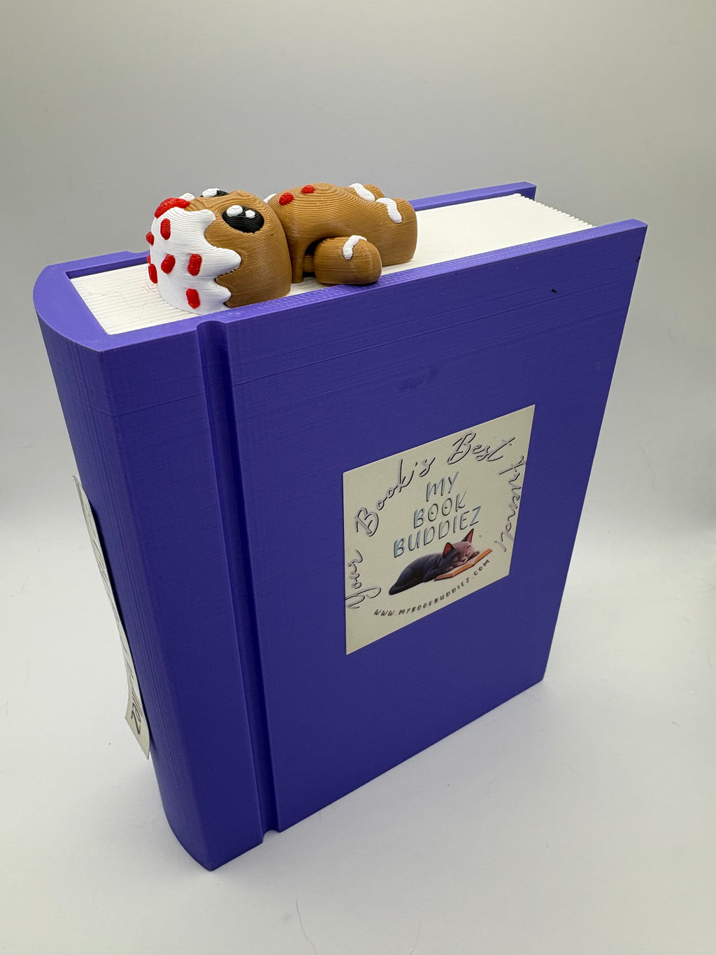 Ginger the Gingerbread Woman Articulated Bookmark Topper
