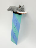 Oliver the Cat bookmark topper with body - complete set