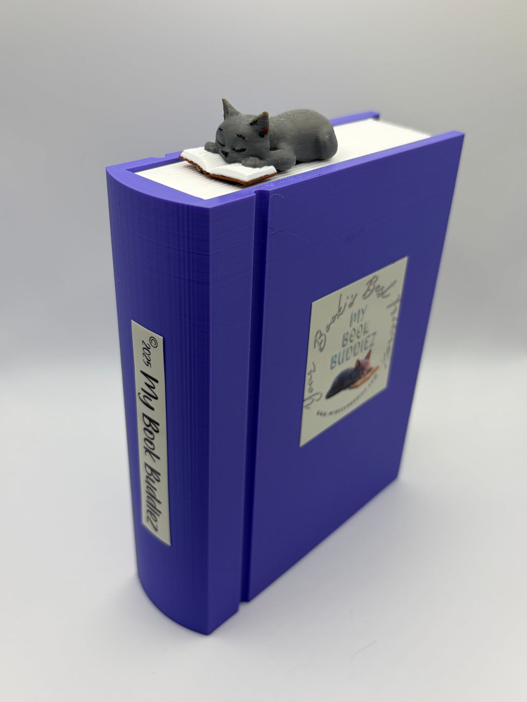Oliver the Cat bookmark buddy - original My Book Buddiez character