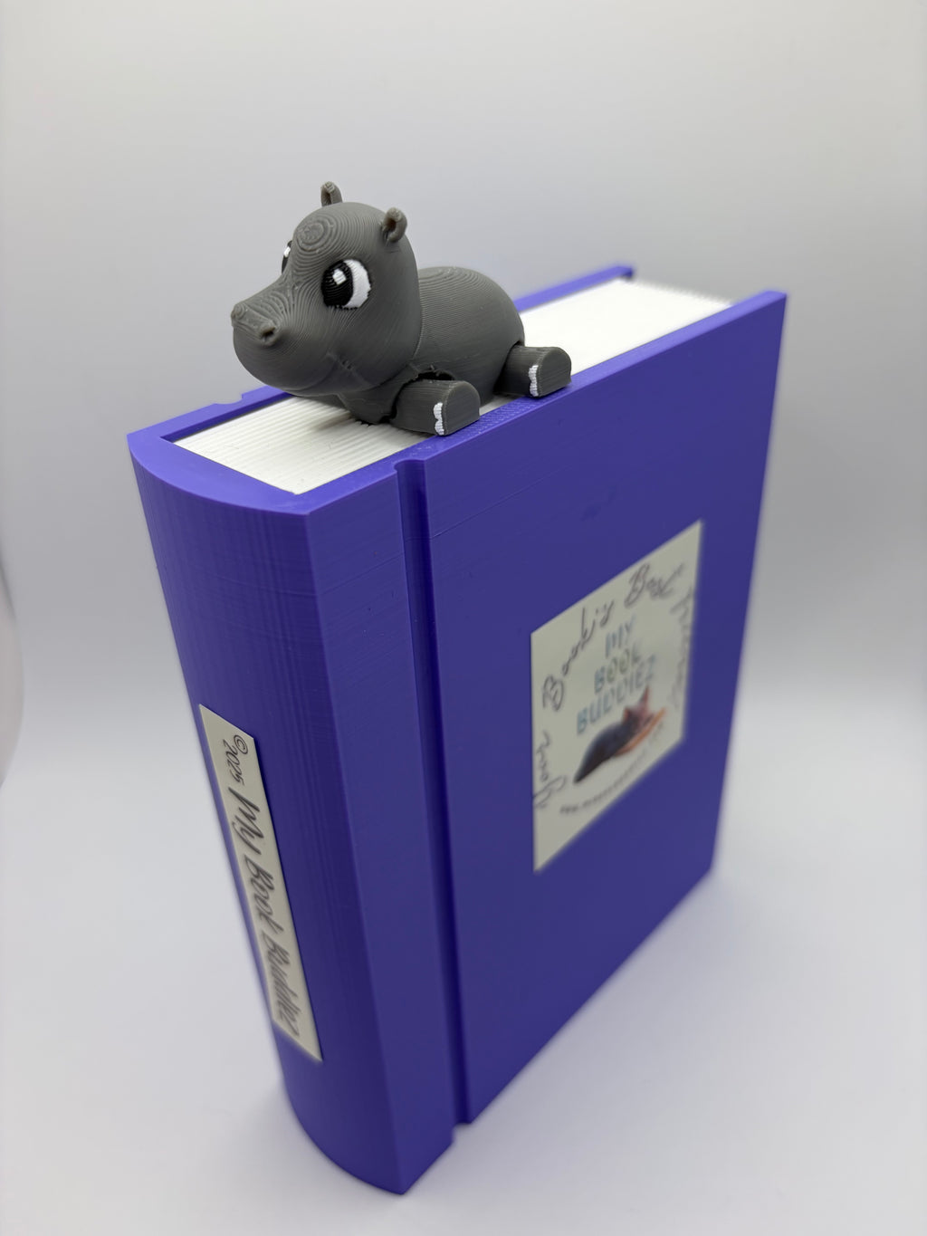 Hallie the Hippo Complete Articulated Bookmark