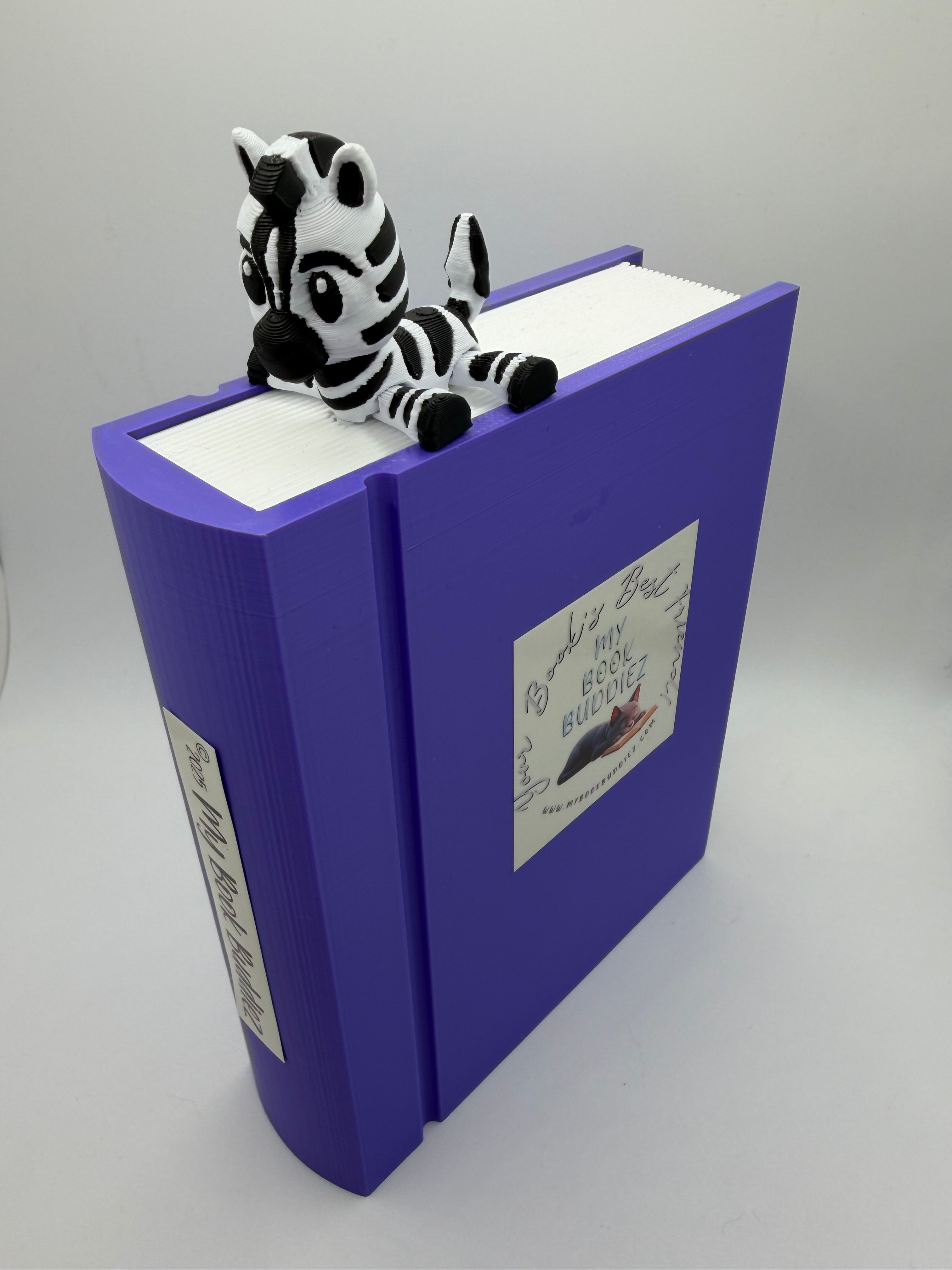 Zoe the Zebra Complete Articulated Bookmark