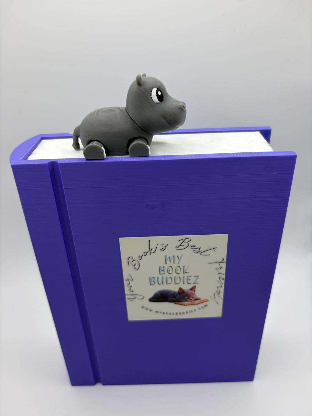 Hallie the Hippo Complete Articulated Bookmark
