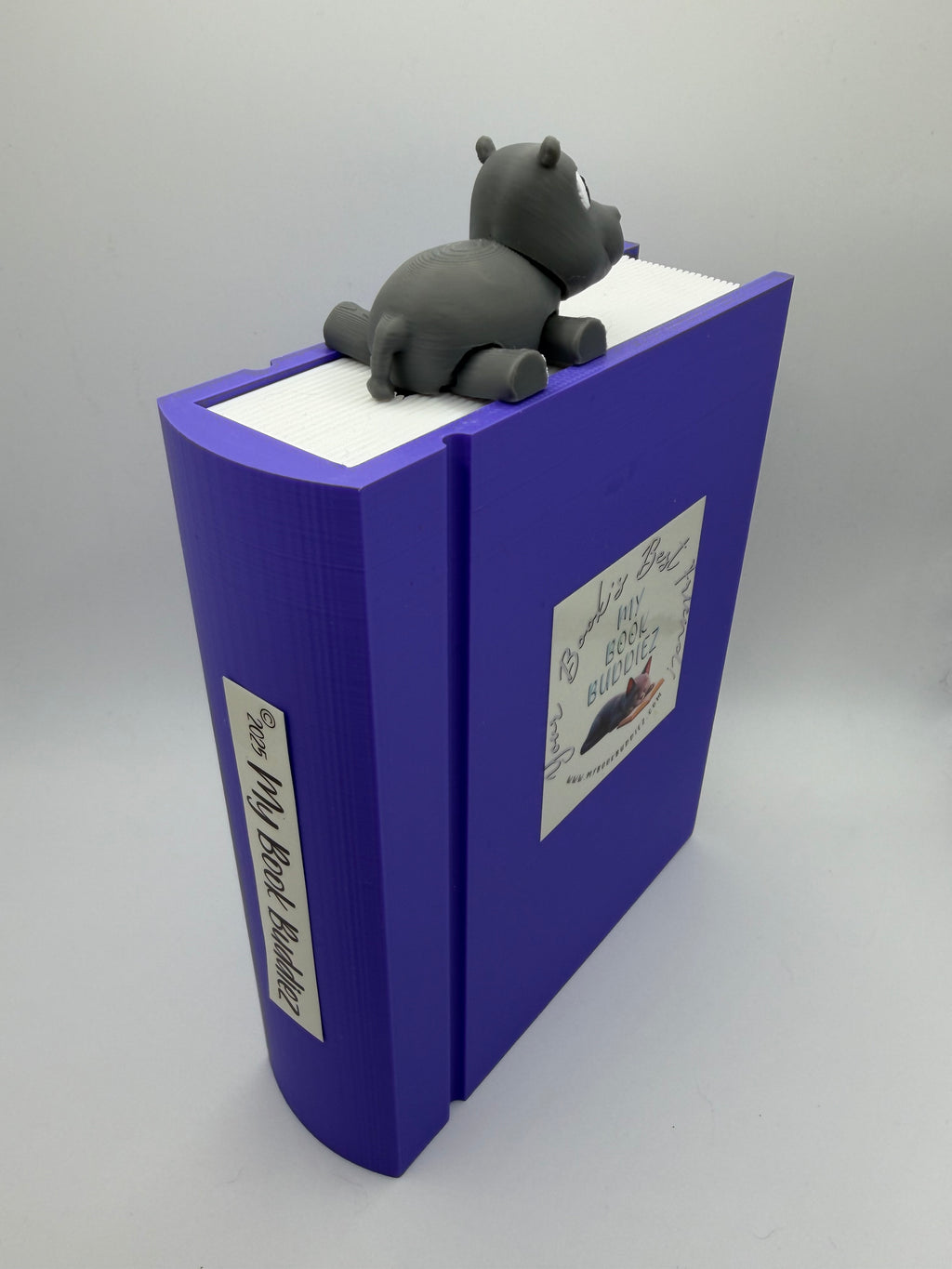 Hallie the Hippo Complete Articulated Bookmark