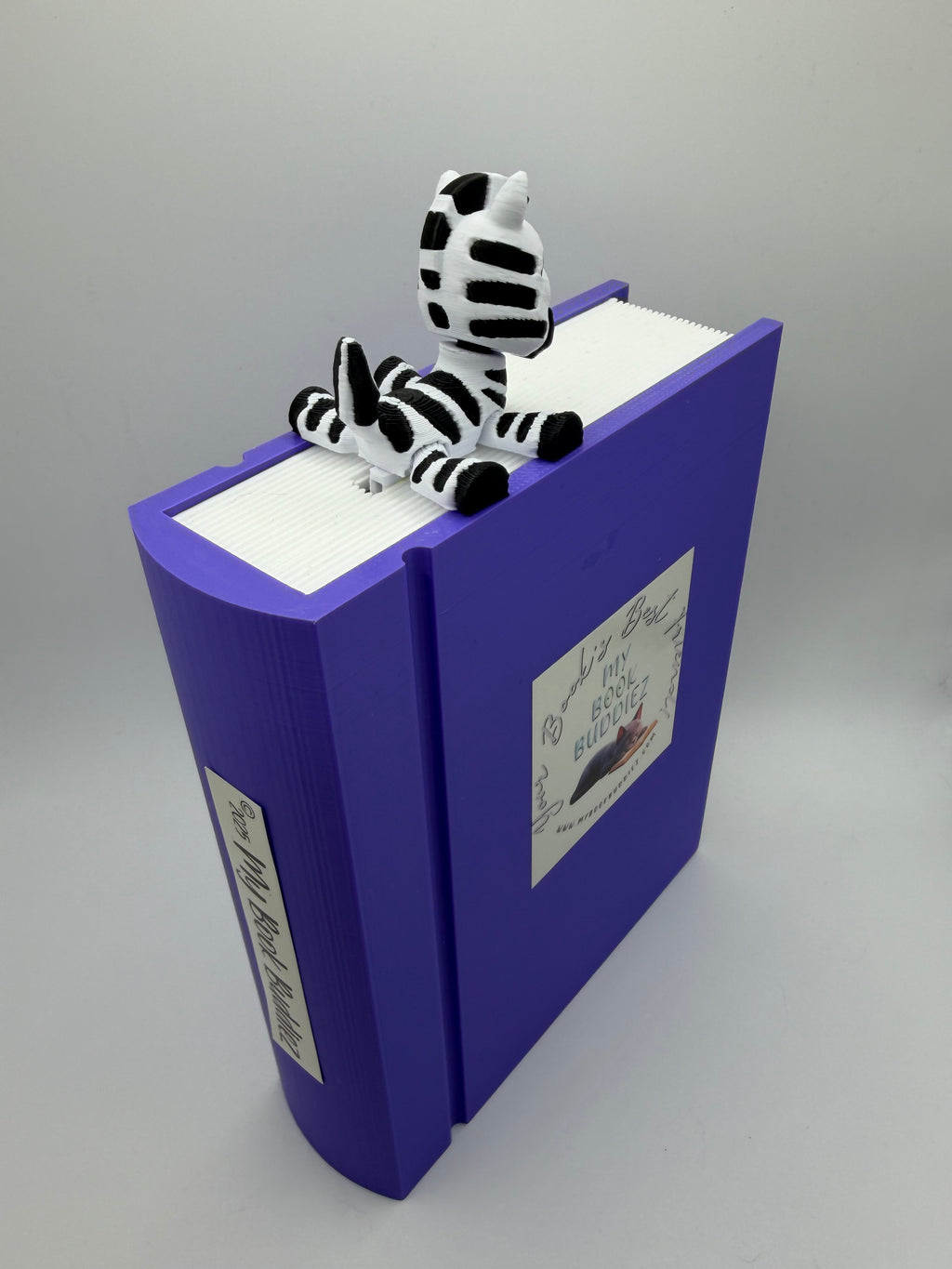 Zoe the Zebra Articulated Bookmark Topper