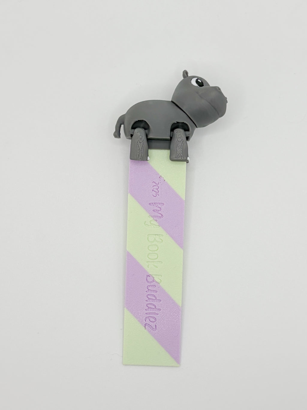 Hallie the Hippo Complete Articulated Bookmark