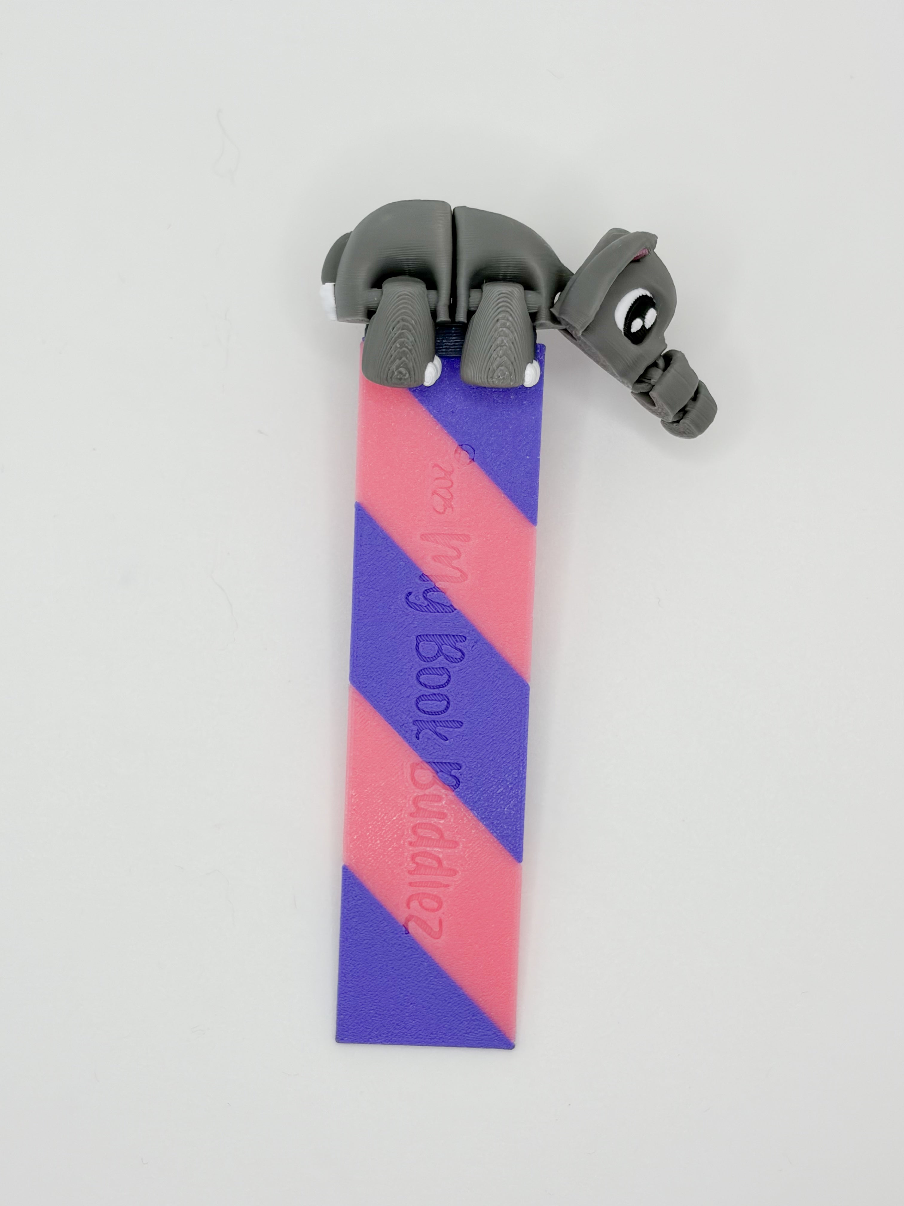 Ellie the Elephant Complete Articulated Bookmark