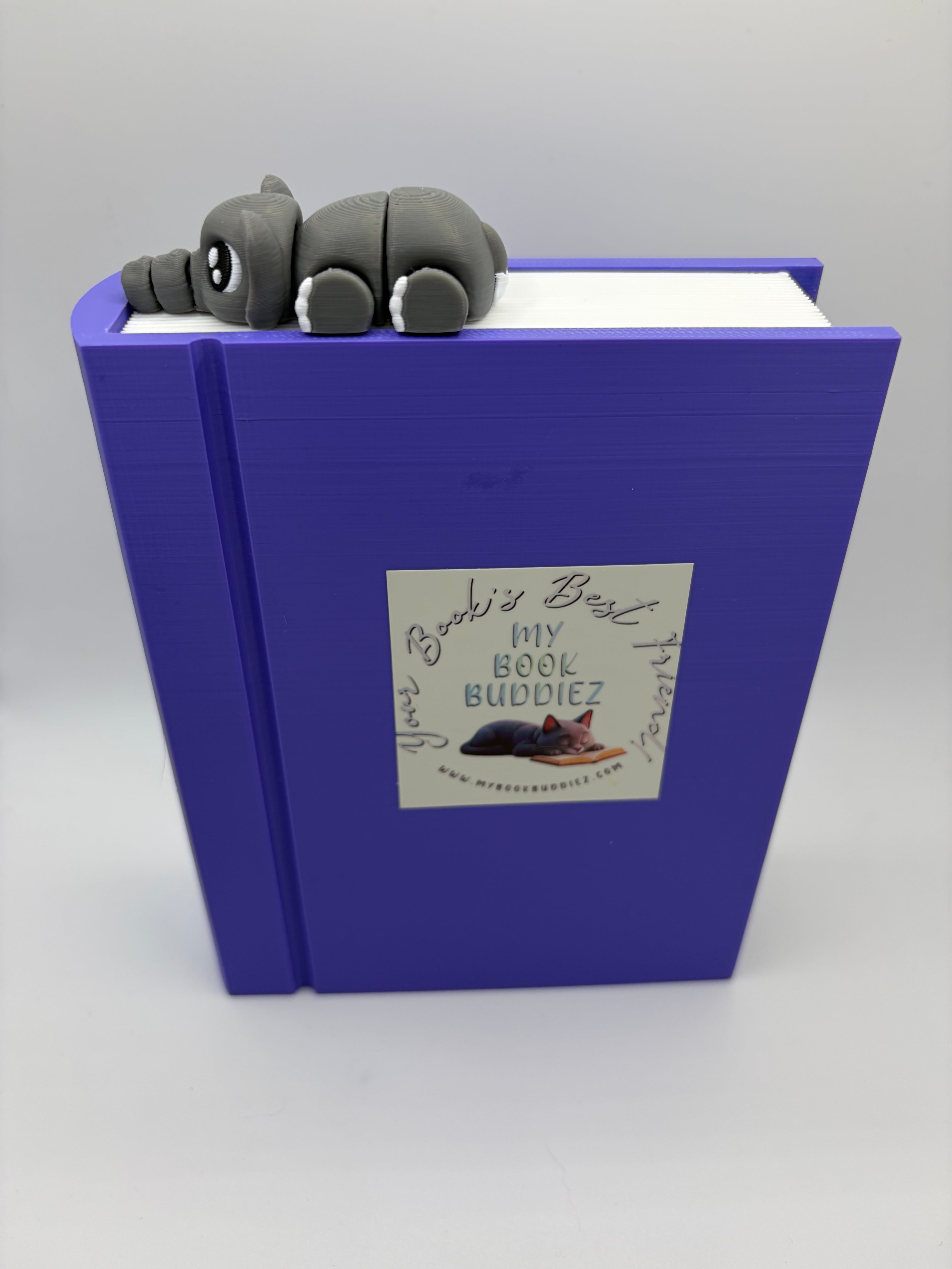 Ellie the Elephant Complete Articulated Bookmark