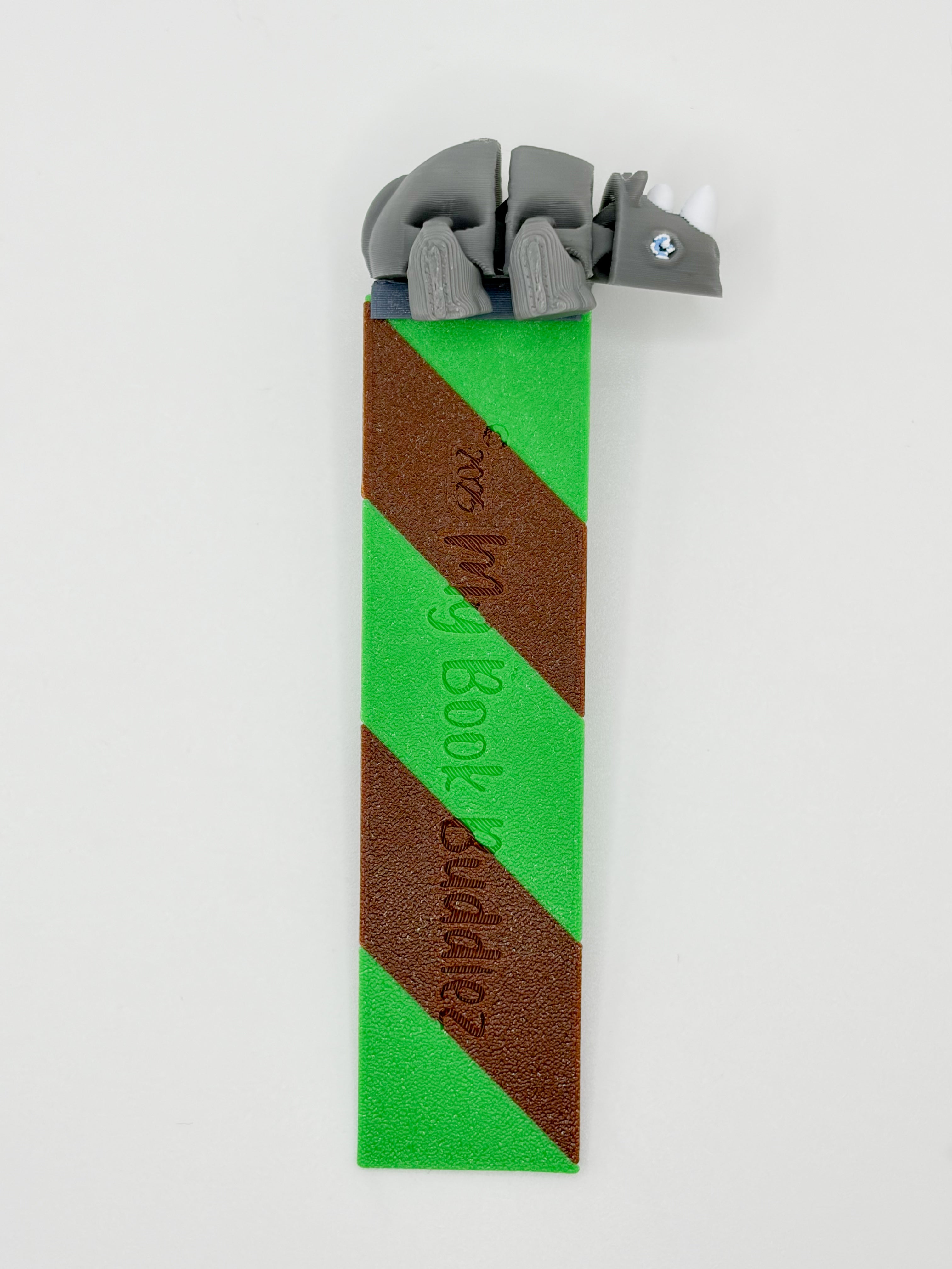 Remi the Rhino Complete Articulated Bookmark