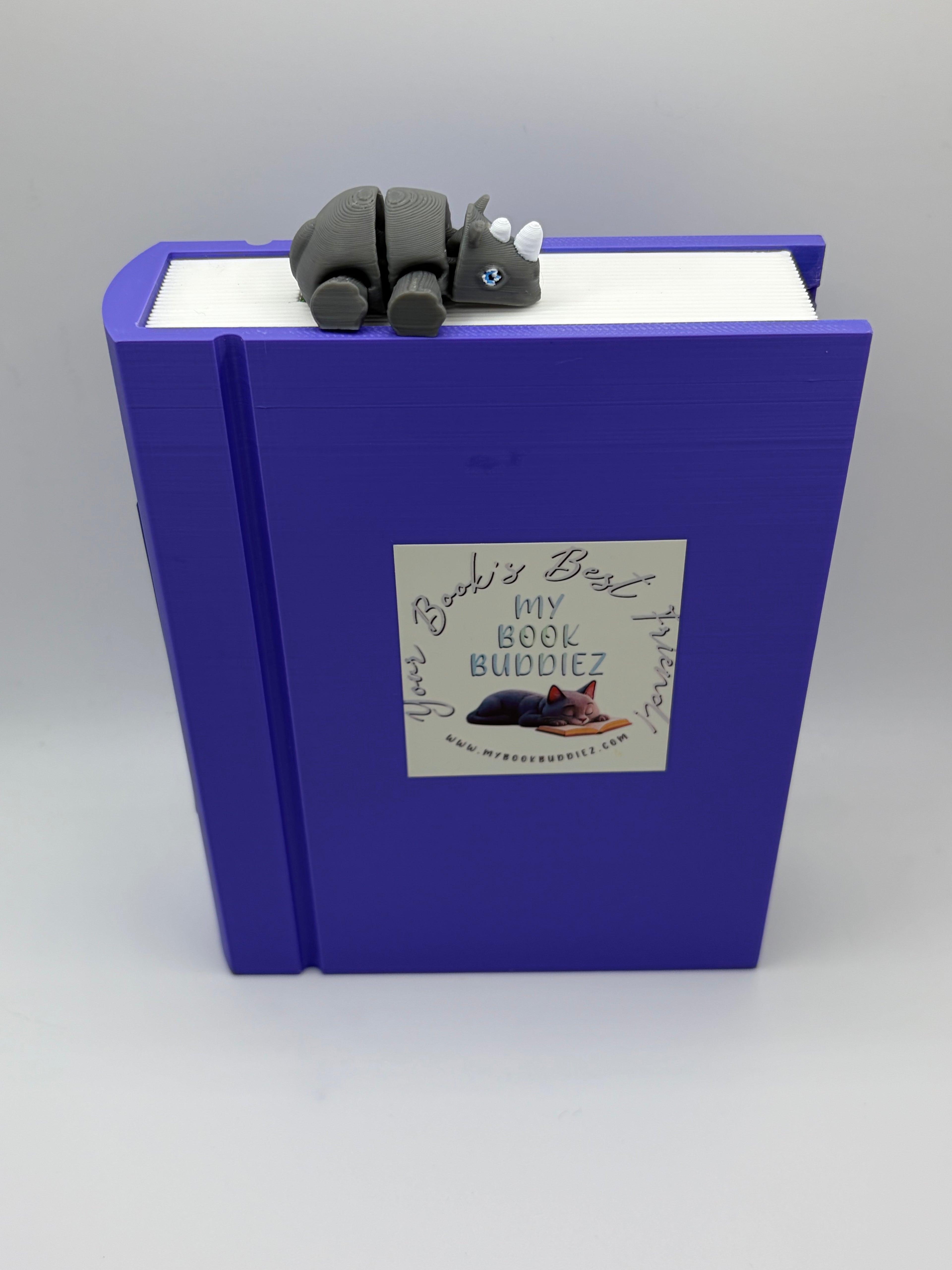Remi the Rhino Complete Articulated Bookmark