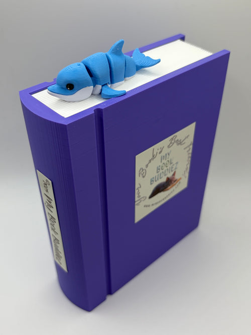 Daphne the Dolphin Articulated Bookmark Topper