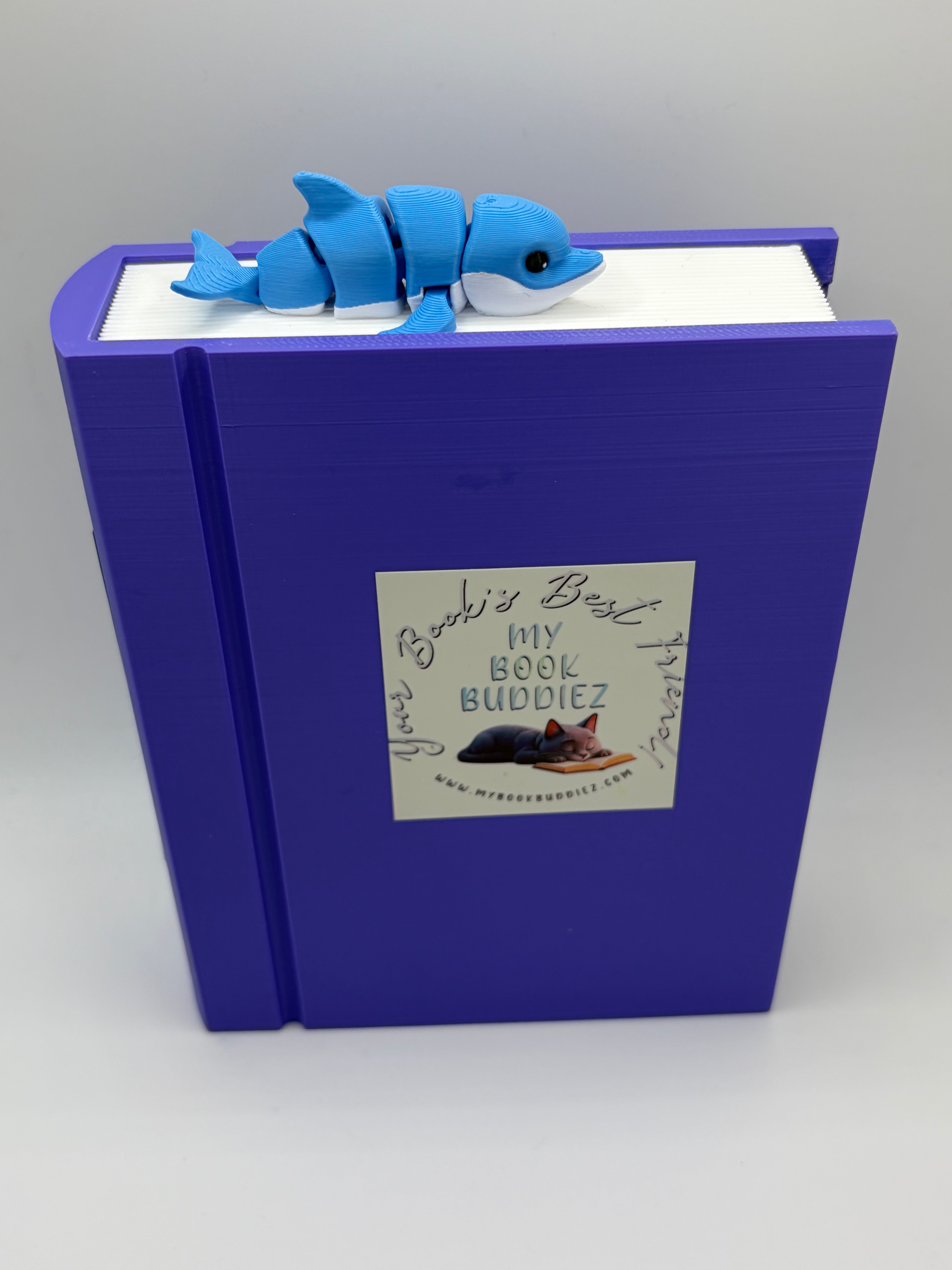 Daphne the Dolphin Complete Articulated Bookmark | My Book Buddiez