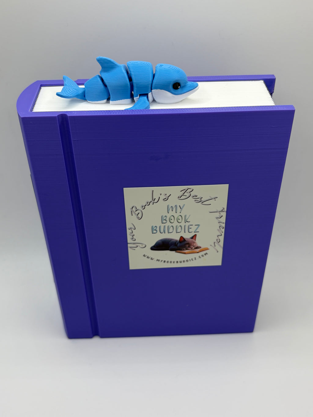 Daphne the Dolphin Articulated Bookmark Topper
