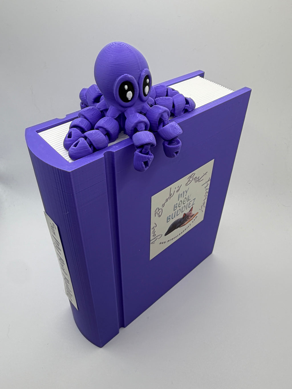 Ollie the Octopus Articulated Bookmark Topper