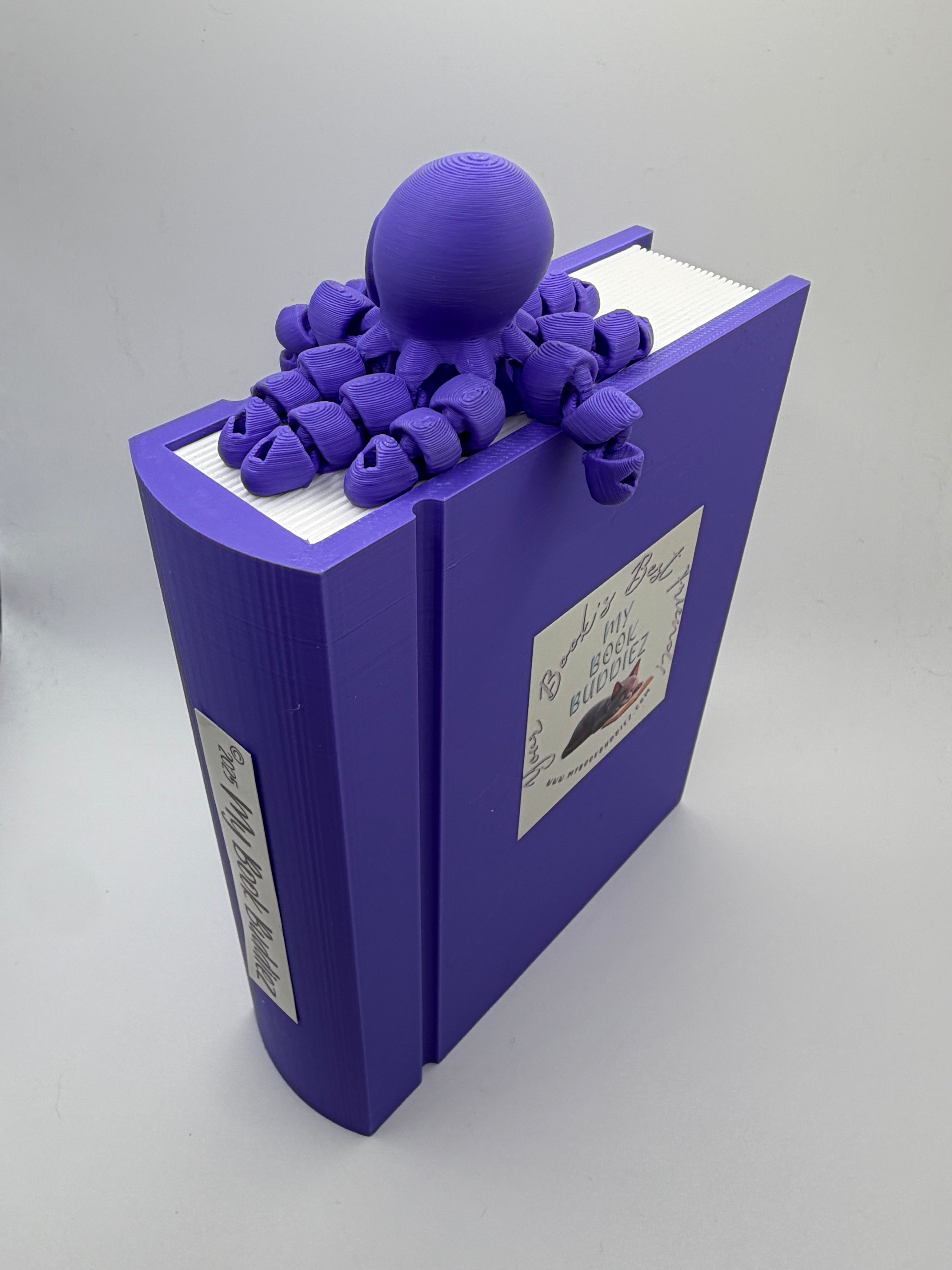 Ollie the Octopus Articulated Bookmark Topper