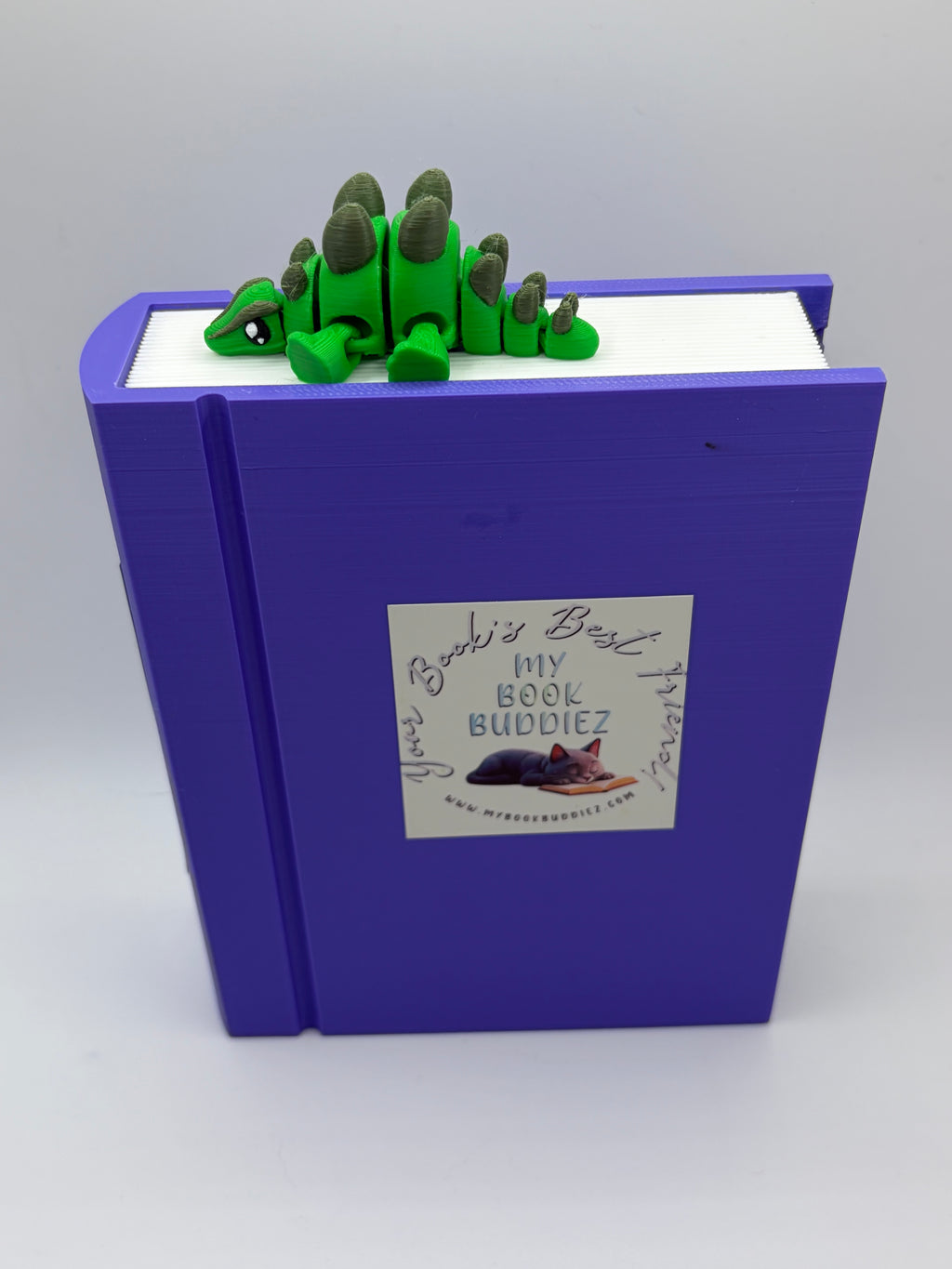 Steve the Stegosaurus Articulated Bookmark Topper