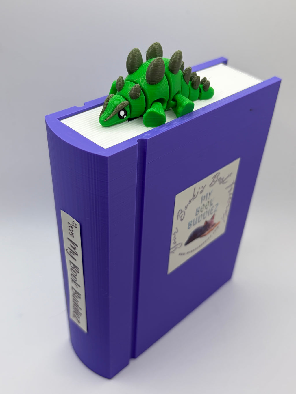 Steve the Stegosaurus Articulated Bookmark Topper
