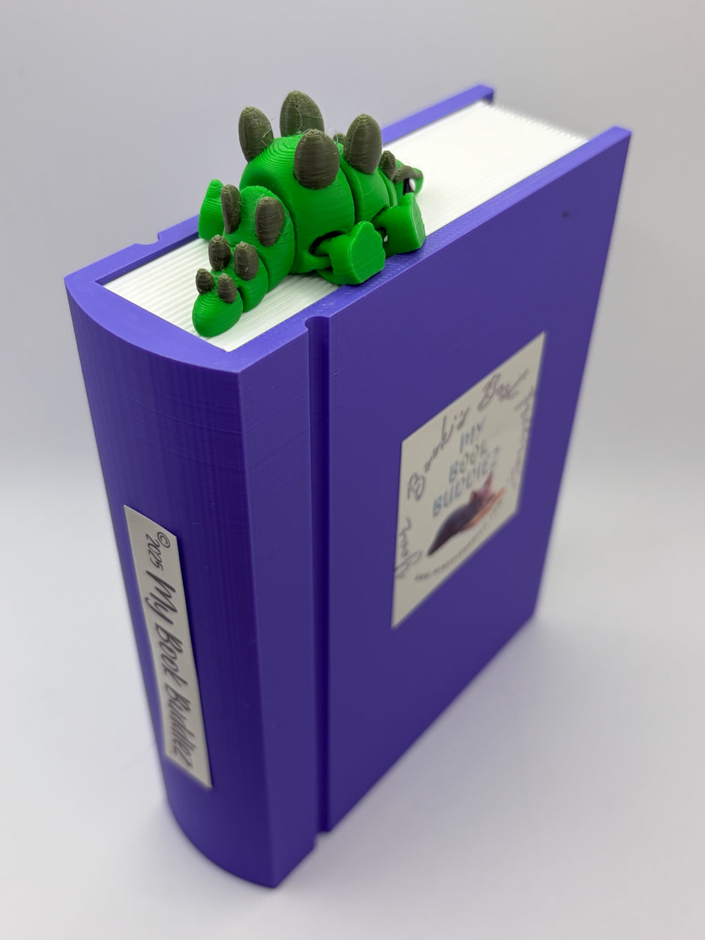 Steve the Stegosaurus Articulated Bookmark Topper