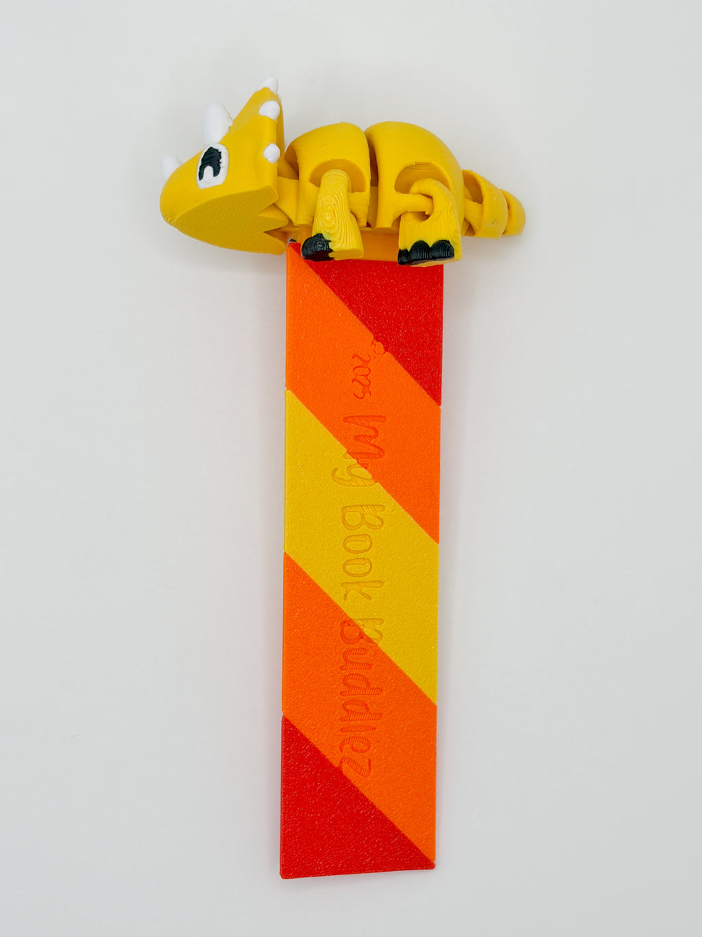 Trixie the Triceratops Complete Articulated Bookmark