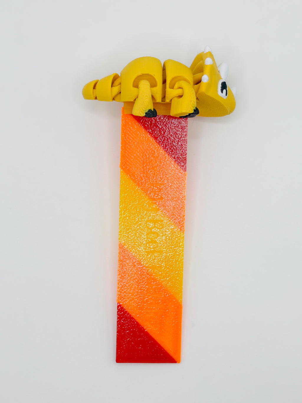Trixie the Triceratops Complete Articulated Bookmark
