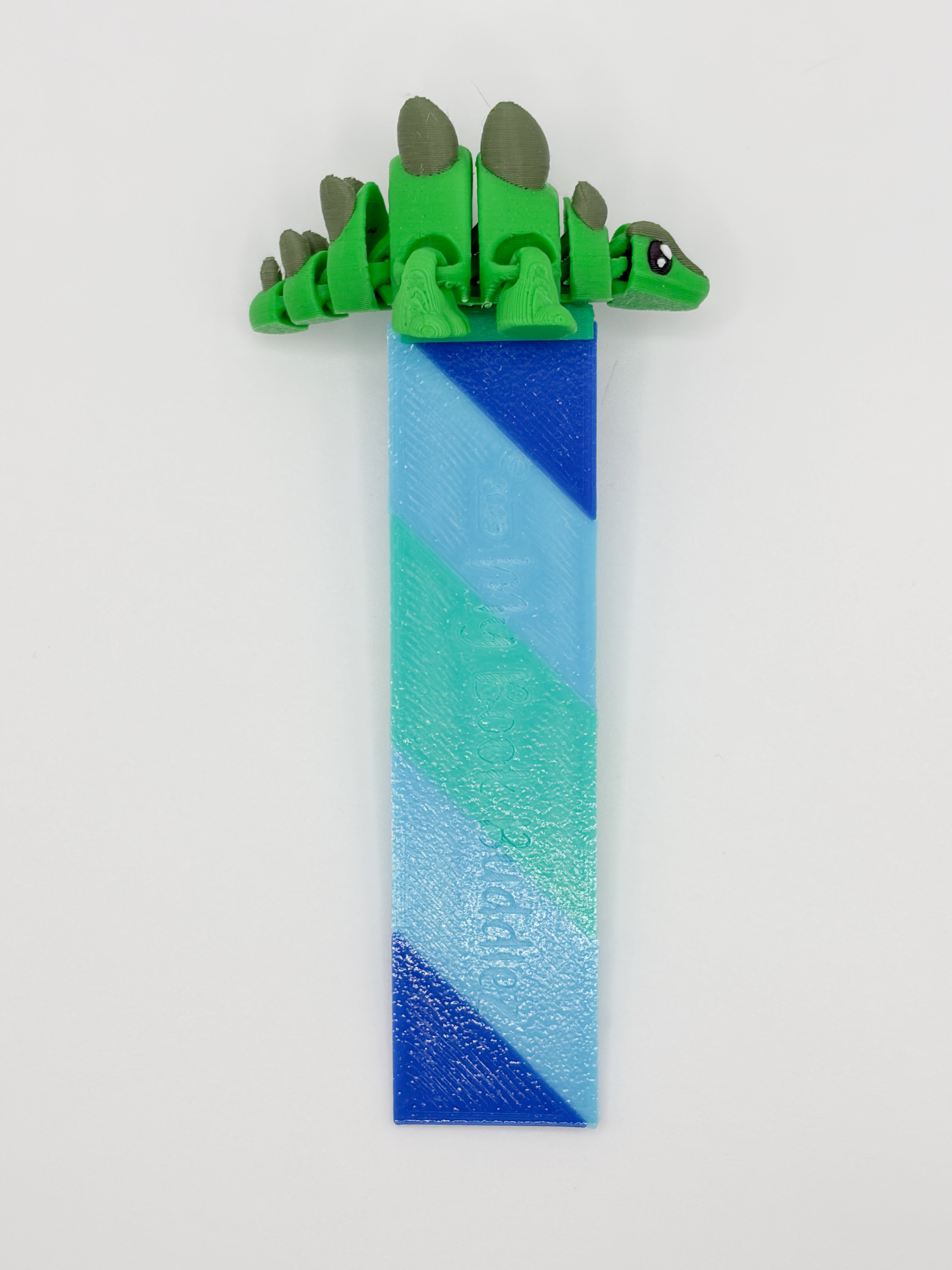 Steve the Stegosaurus Complete Articulated Bookmark