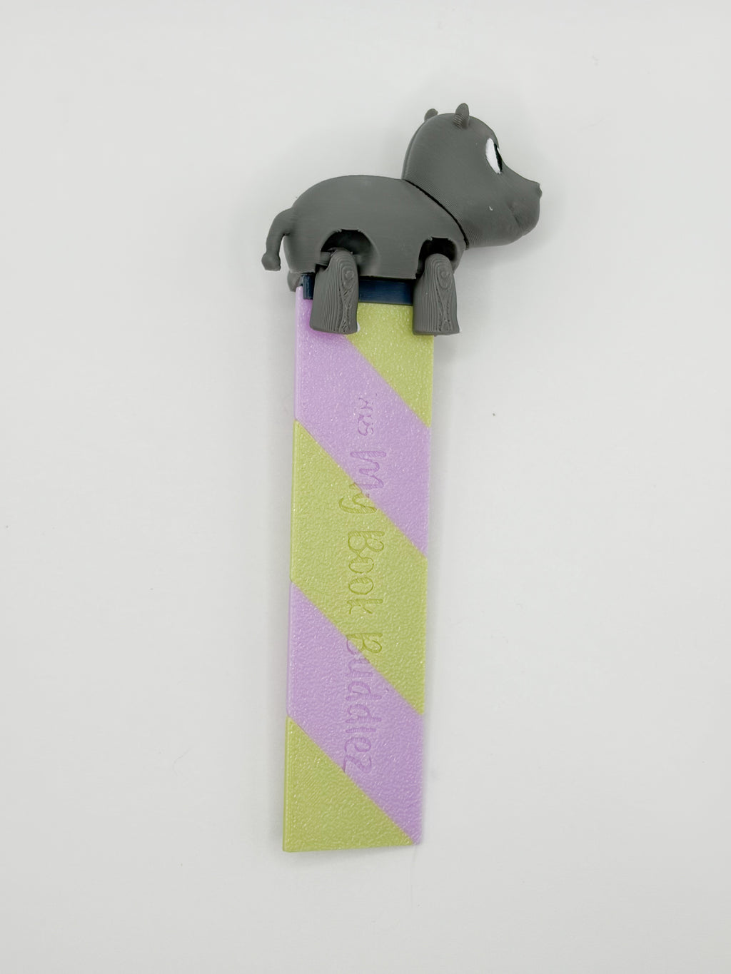 Hallie the Hippo Complete Articulated Bookmark