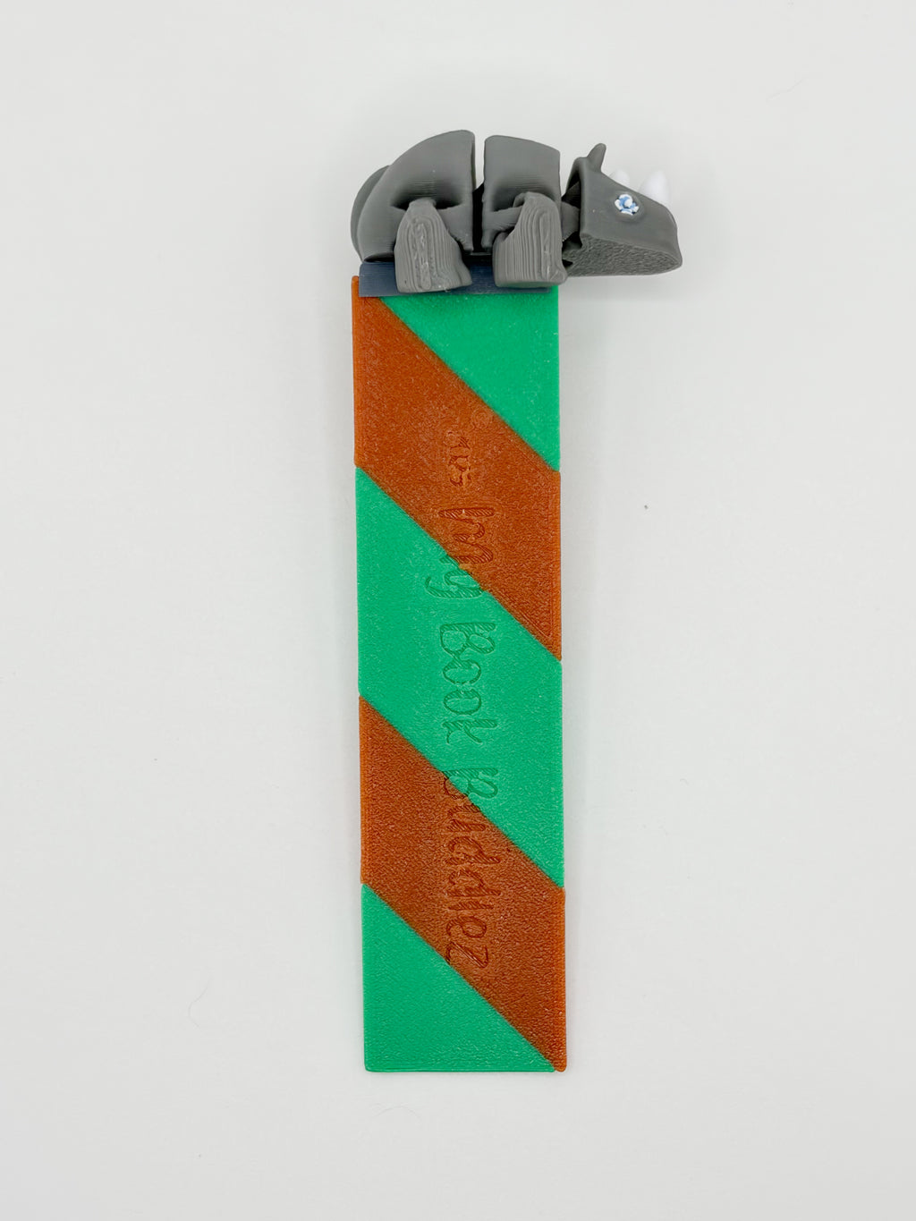 Remi the Rhino Complete Articulated Bookmark