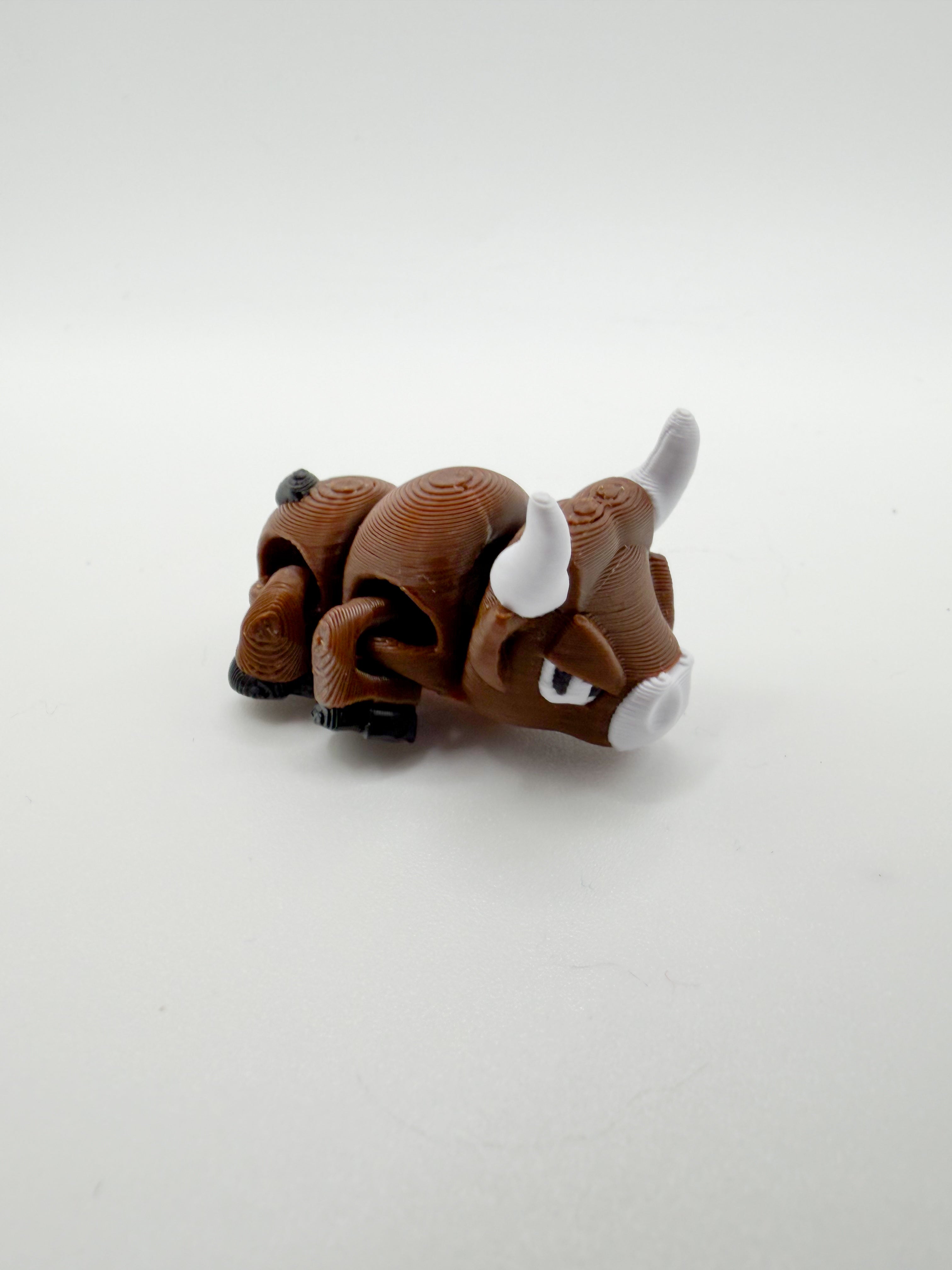Billy the Bull Articulated Bookmark Topper