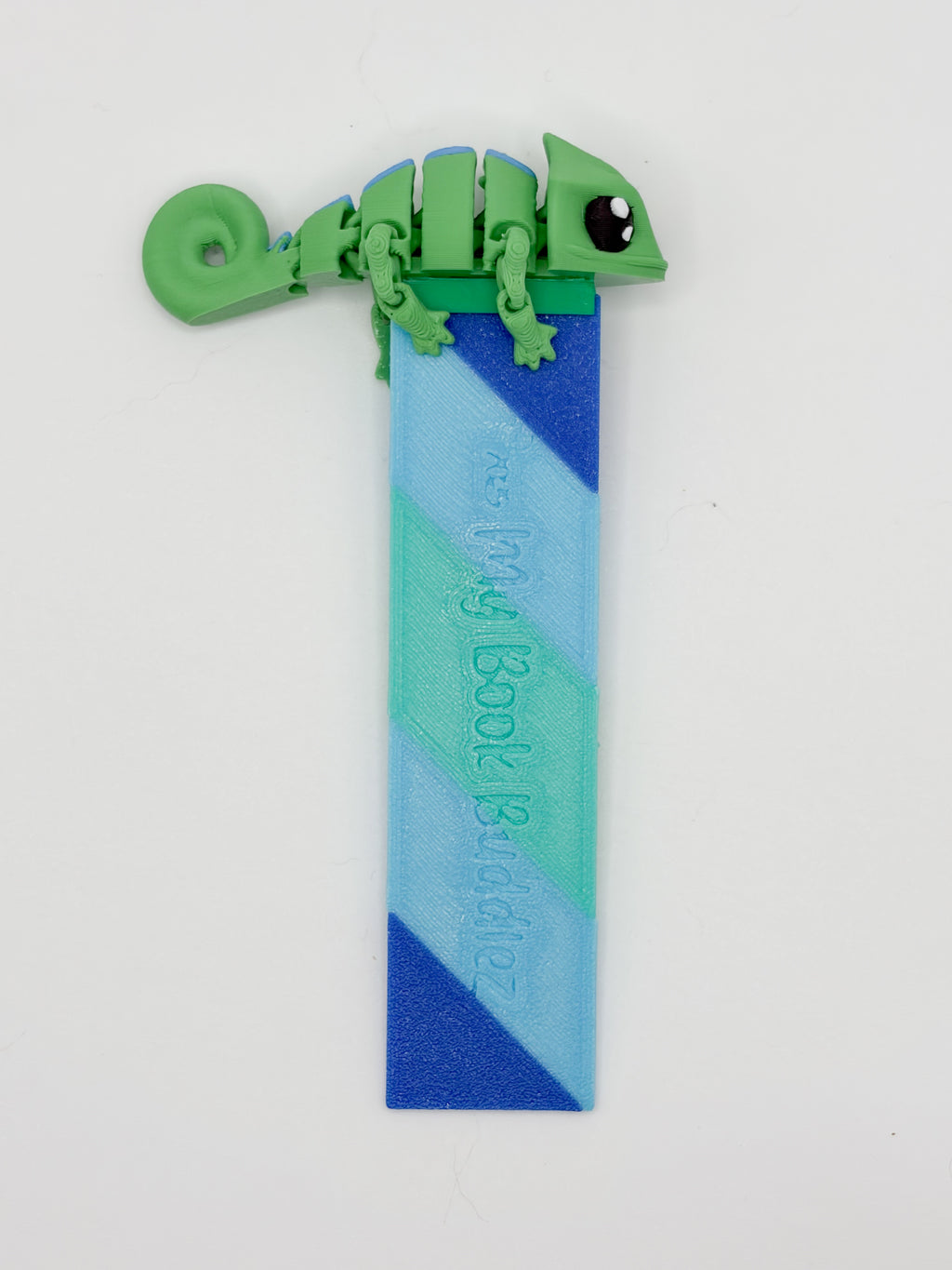 Chip the Chameleon Complete Articulated Bookmark