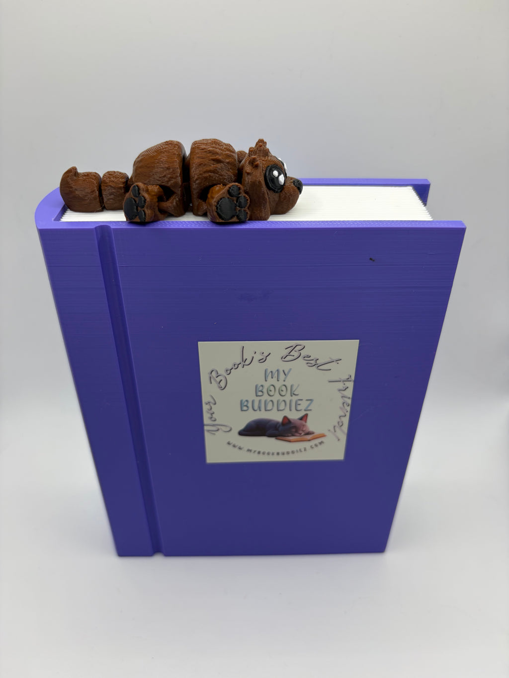 Peaches the Poodle Complete Articulated Bookmark