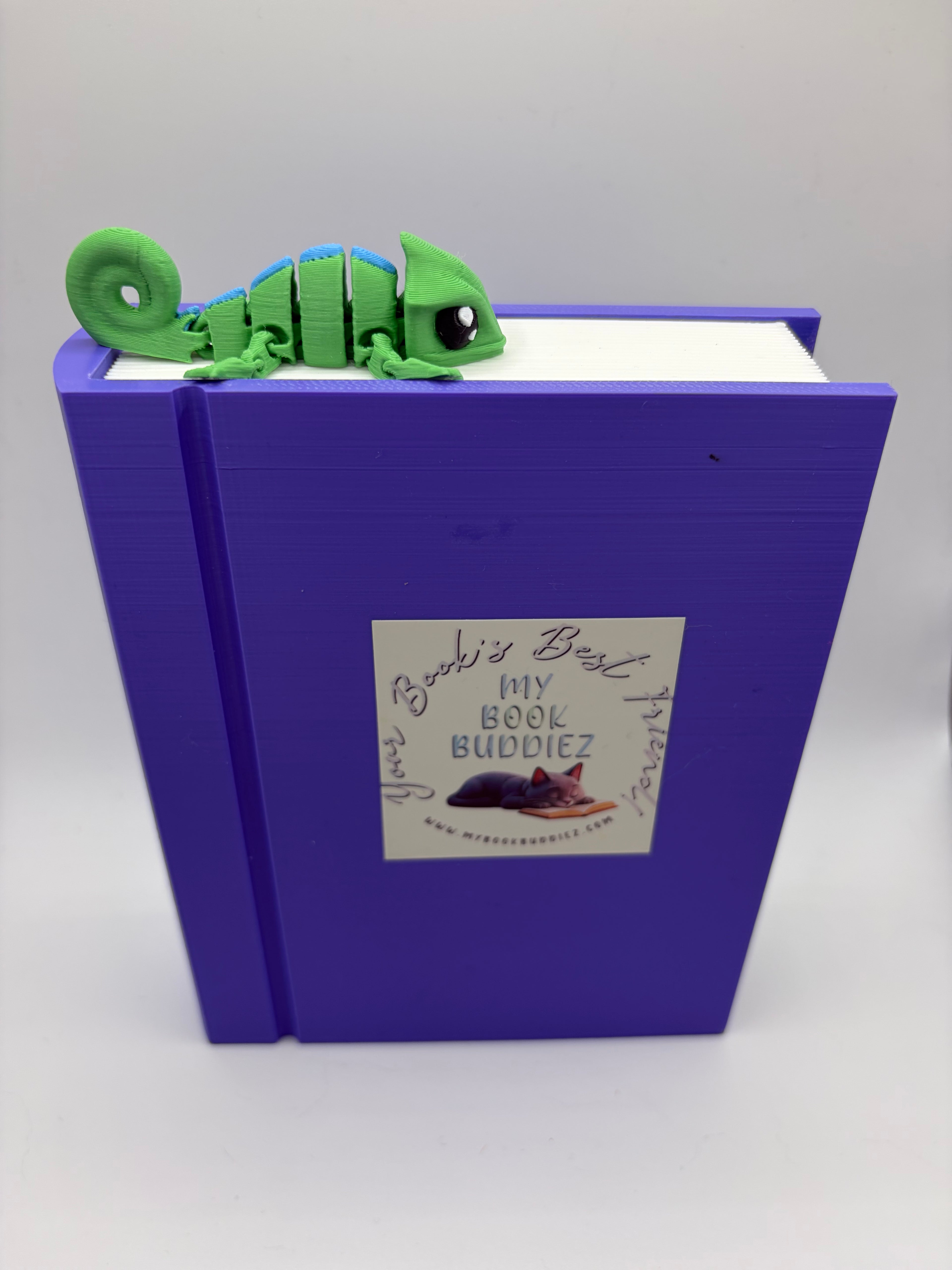 Chip the Chameleon Articulated Bookmark Topper