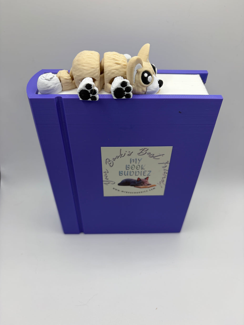 Chloe the Corgi Complete Articulated Bookmark