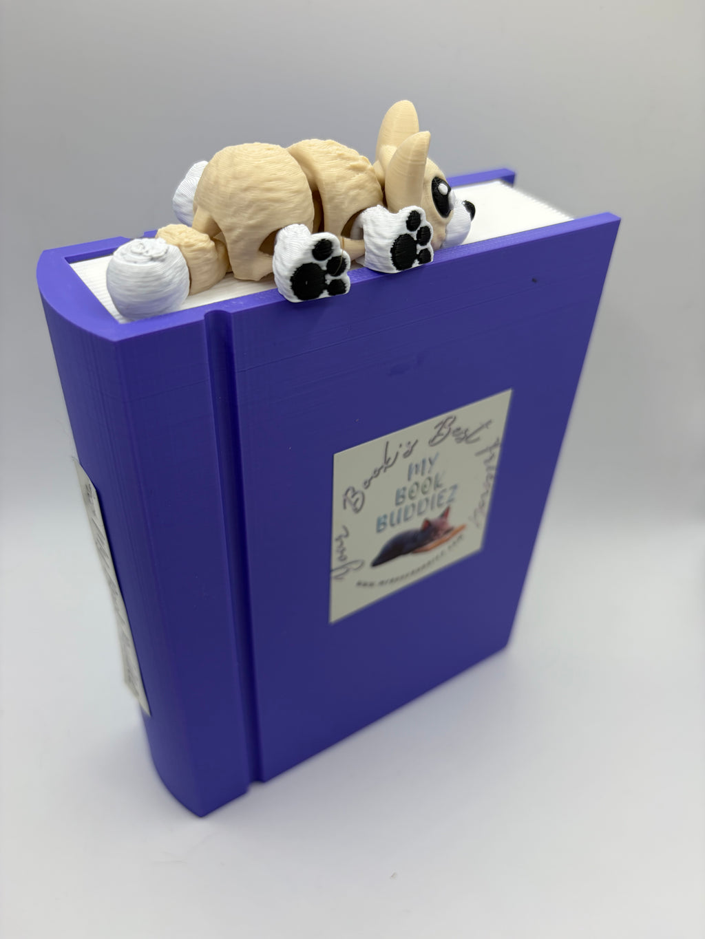 Chloe the Corgi Complete Articulated Bookmark
