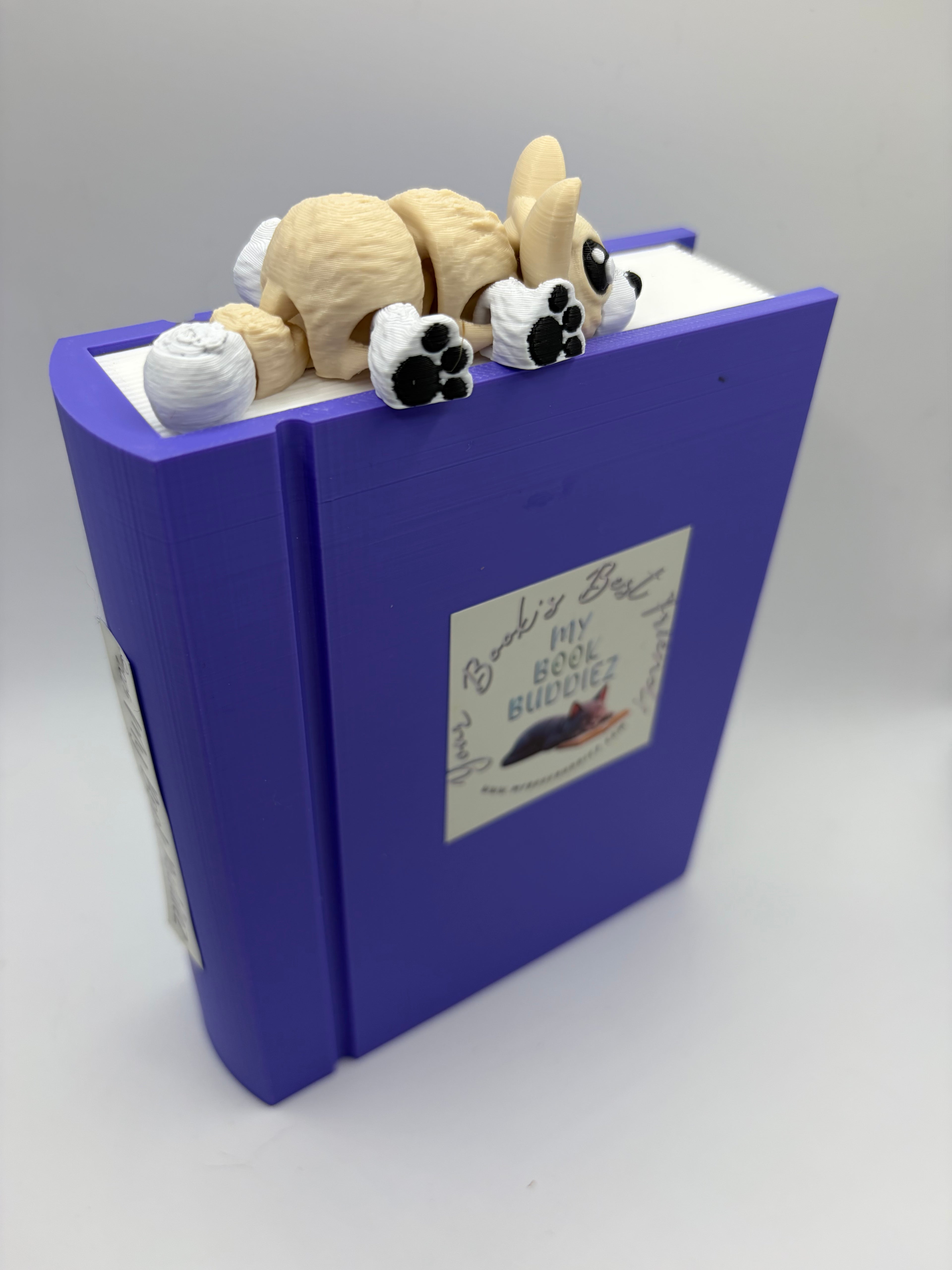 Chloe the Corgi Complete Articulated Bookmark