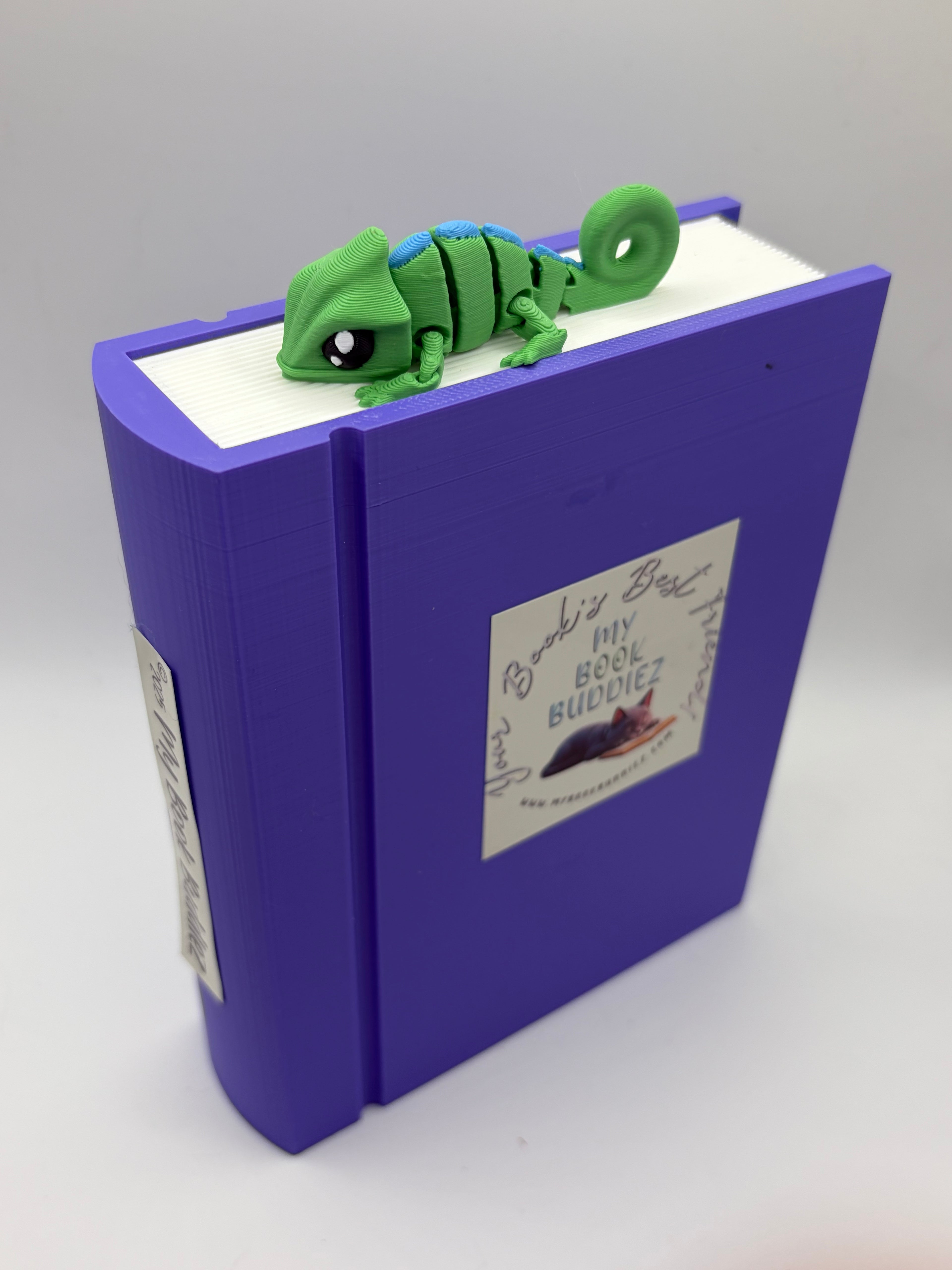 Chip the Chameleon Articulated Bookmark Topper