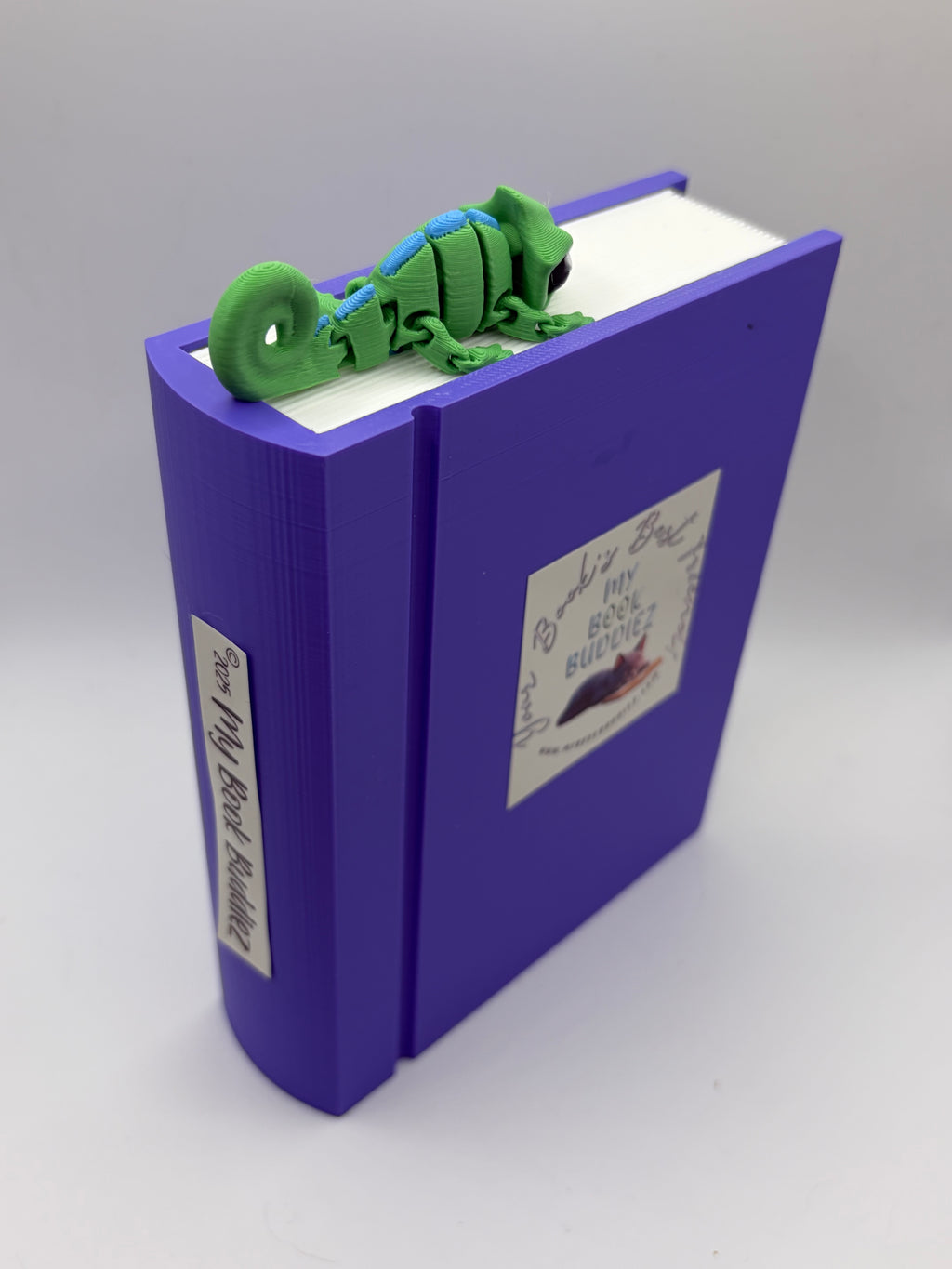 Chip the Chameleon Articulated Bookmark Topper