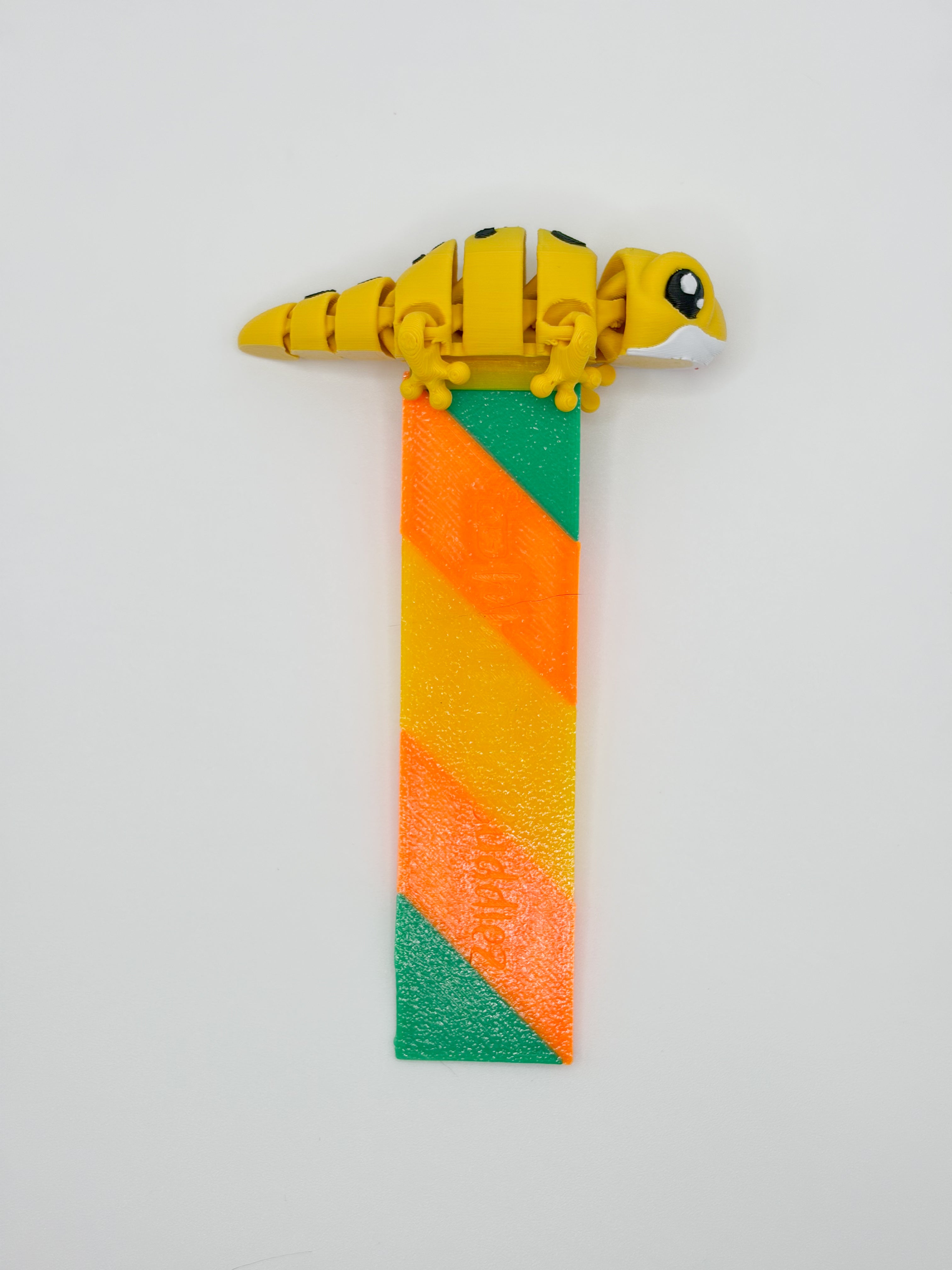 George the Leopard Gecko Complete Articulated Bookmark
