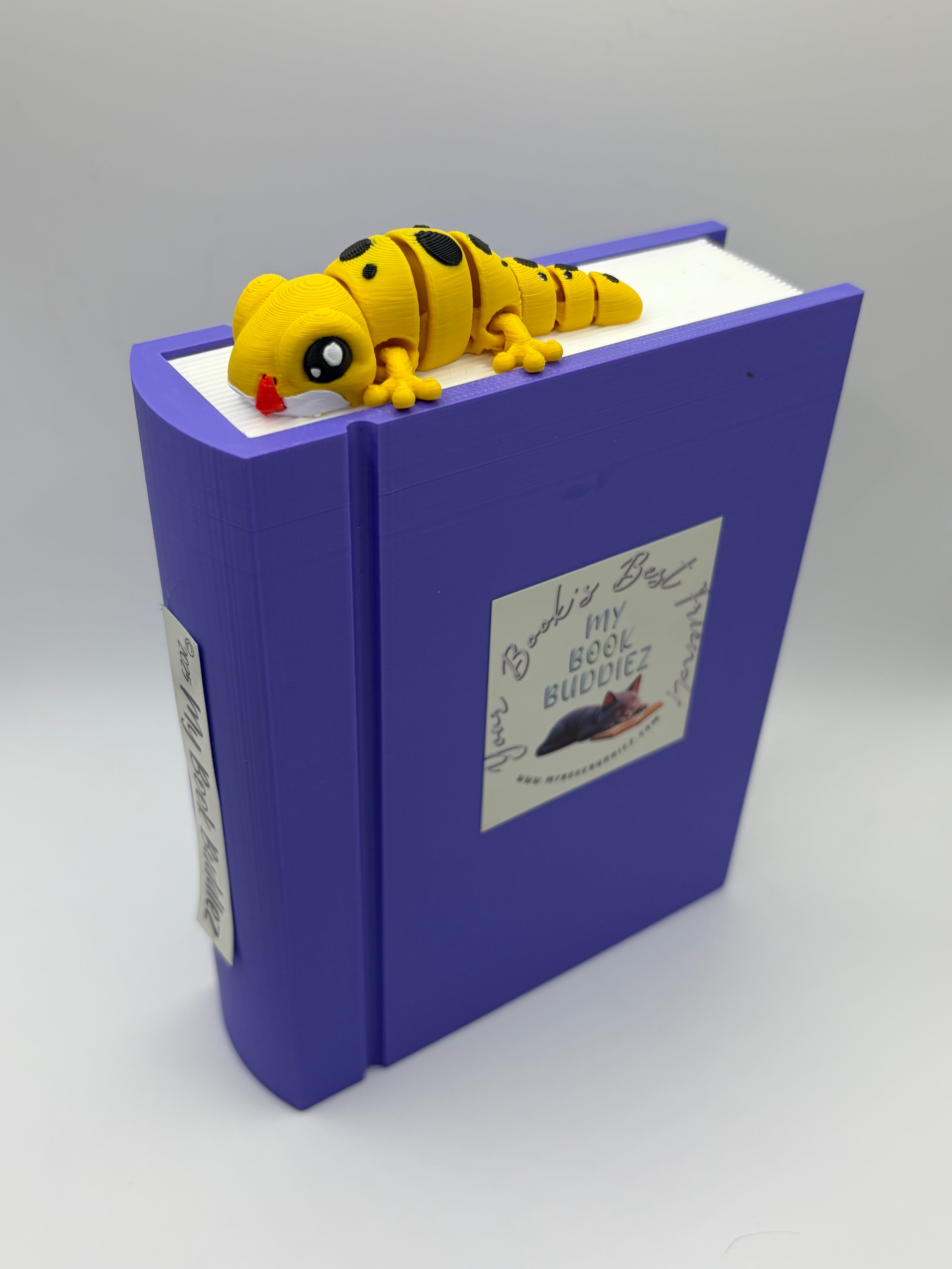 George the Leopard Gecko Complete Articulated Bookmark