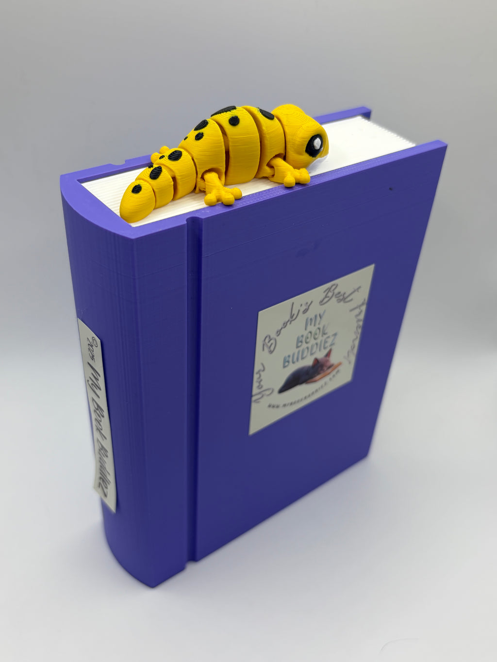 George the Leopard Gecko Complete Articulated Bookmark