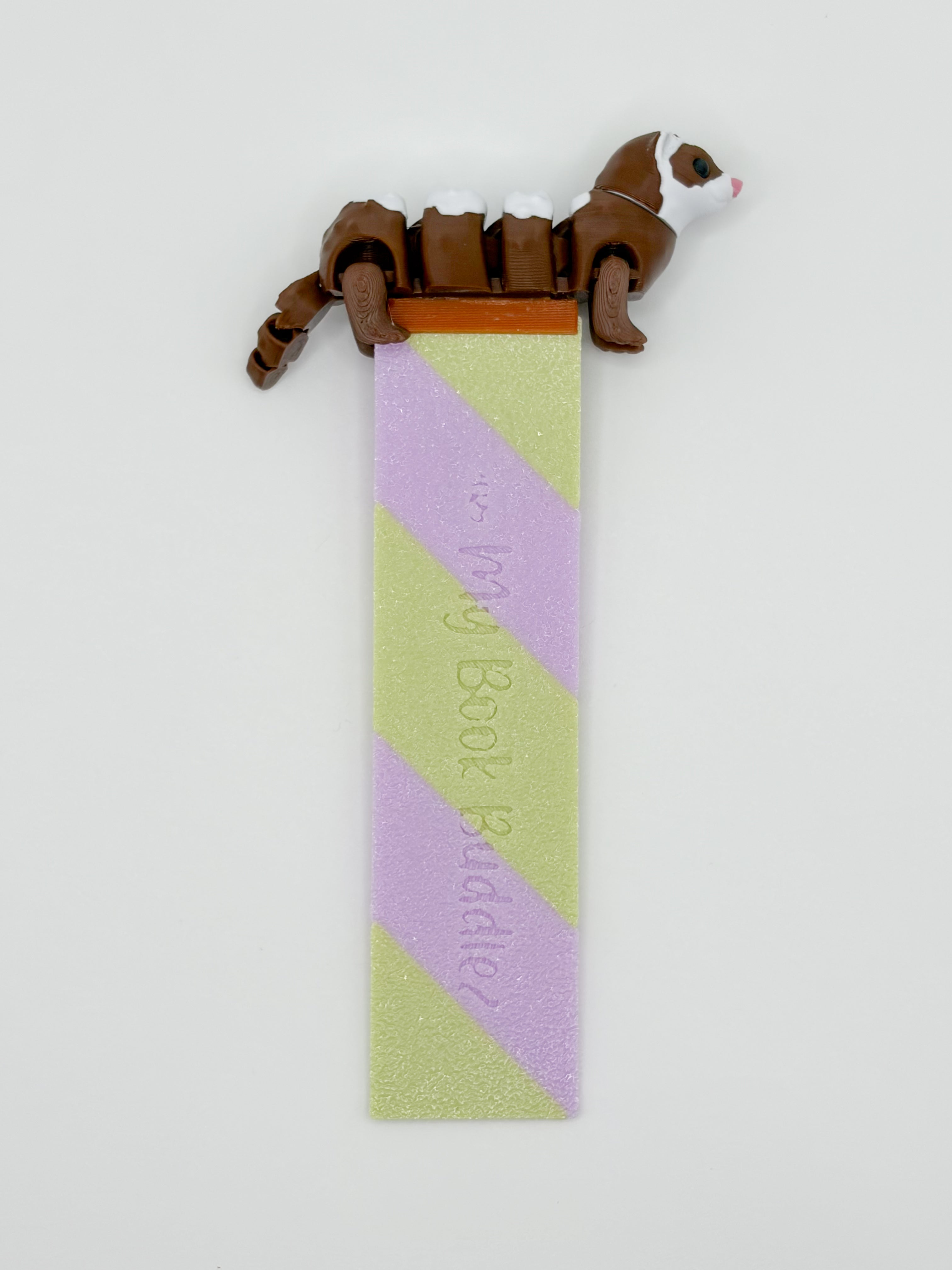 Finley the Ferret Complete Articulated Bookmark